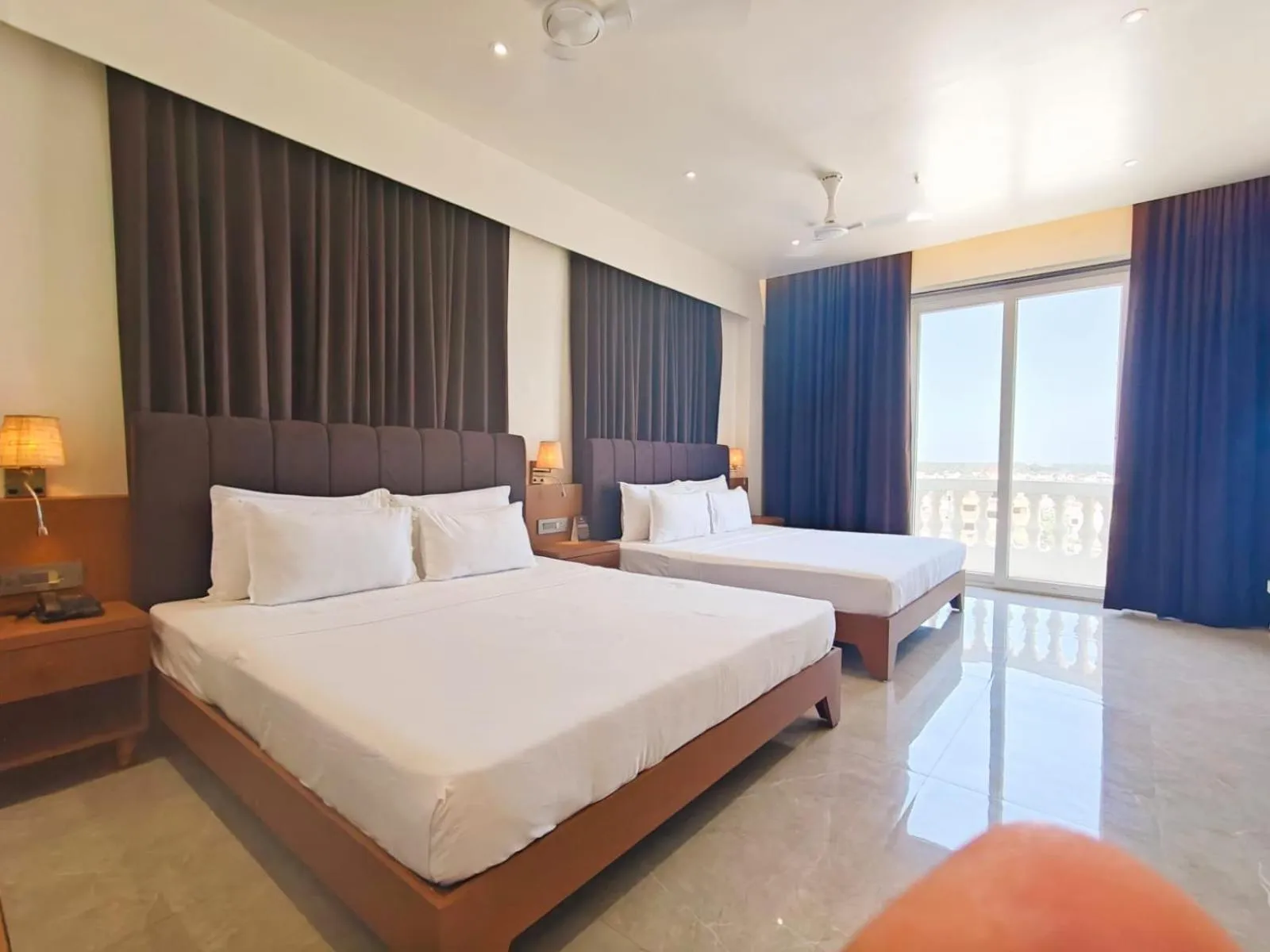 Bed in The S Crown Somnath