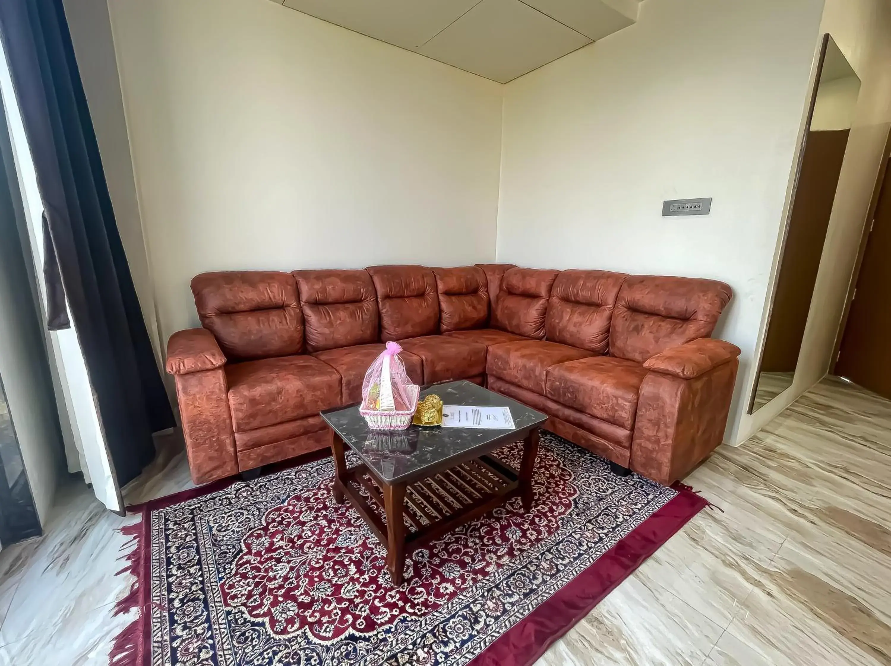 Living room in The S Crown Somnath Living room in The S Crown Somnath