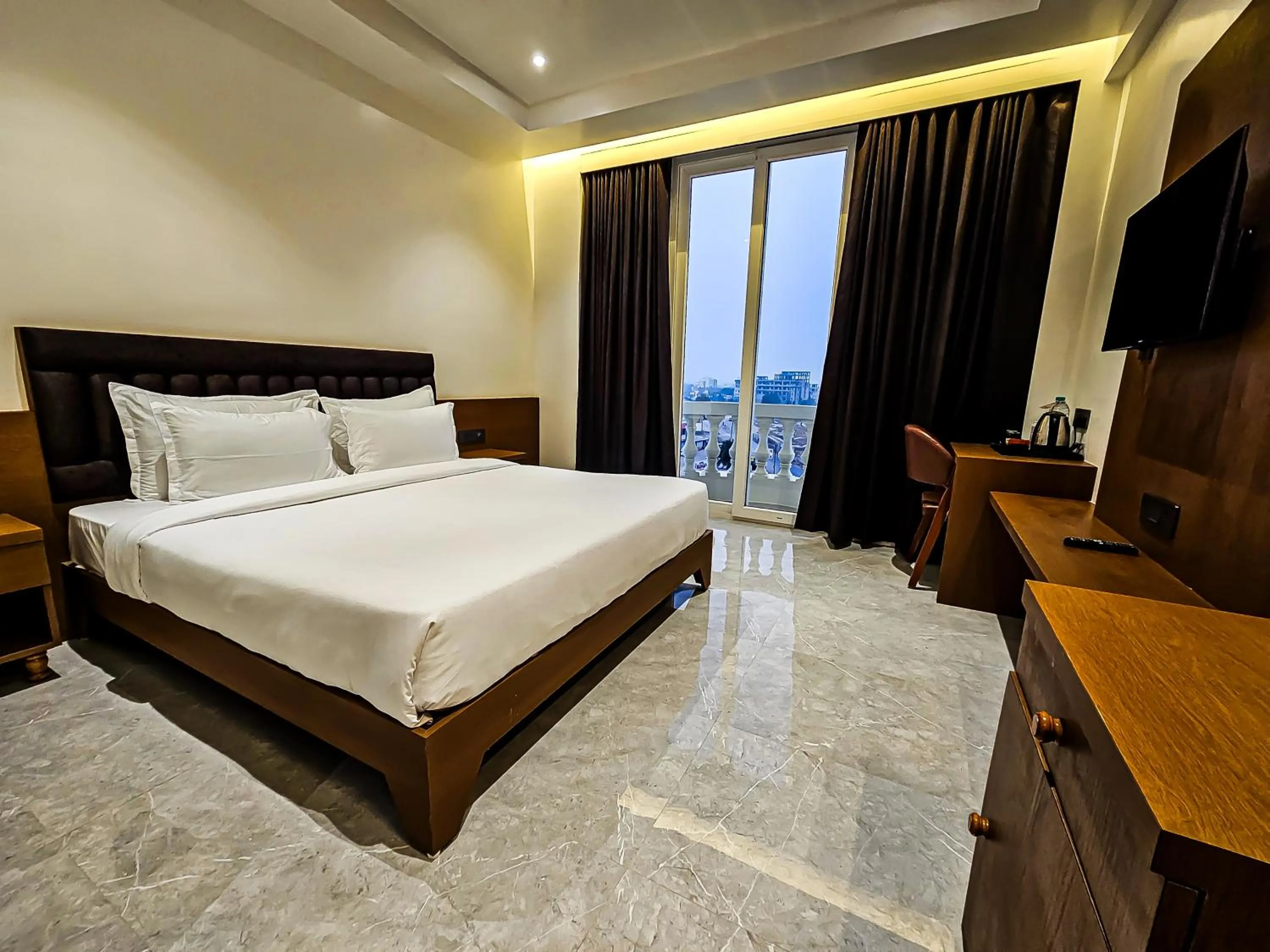 Bed in The S Crown Somnath