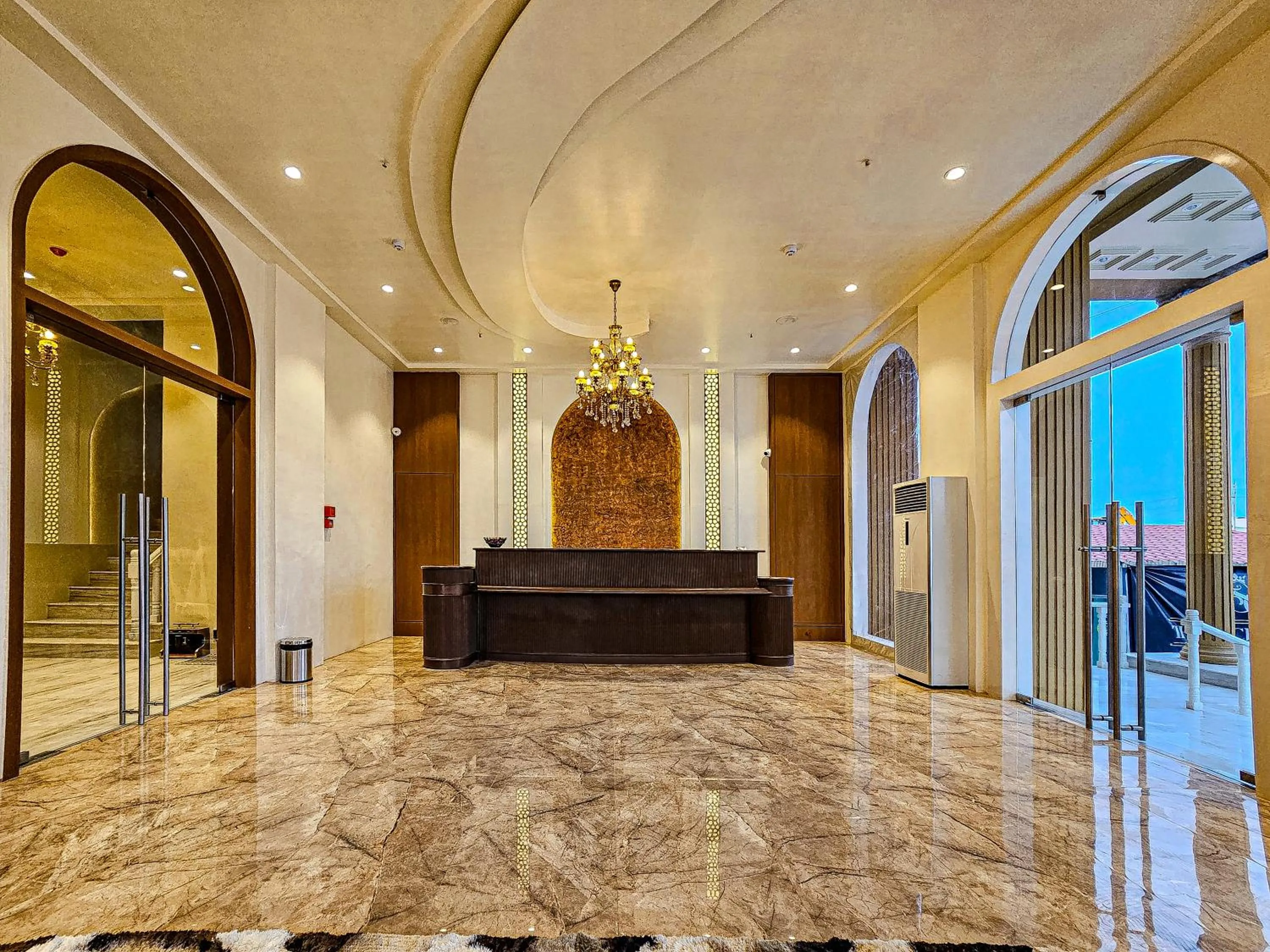 Lobby or reception in The S Crown Somnath