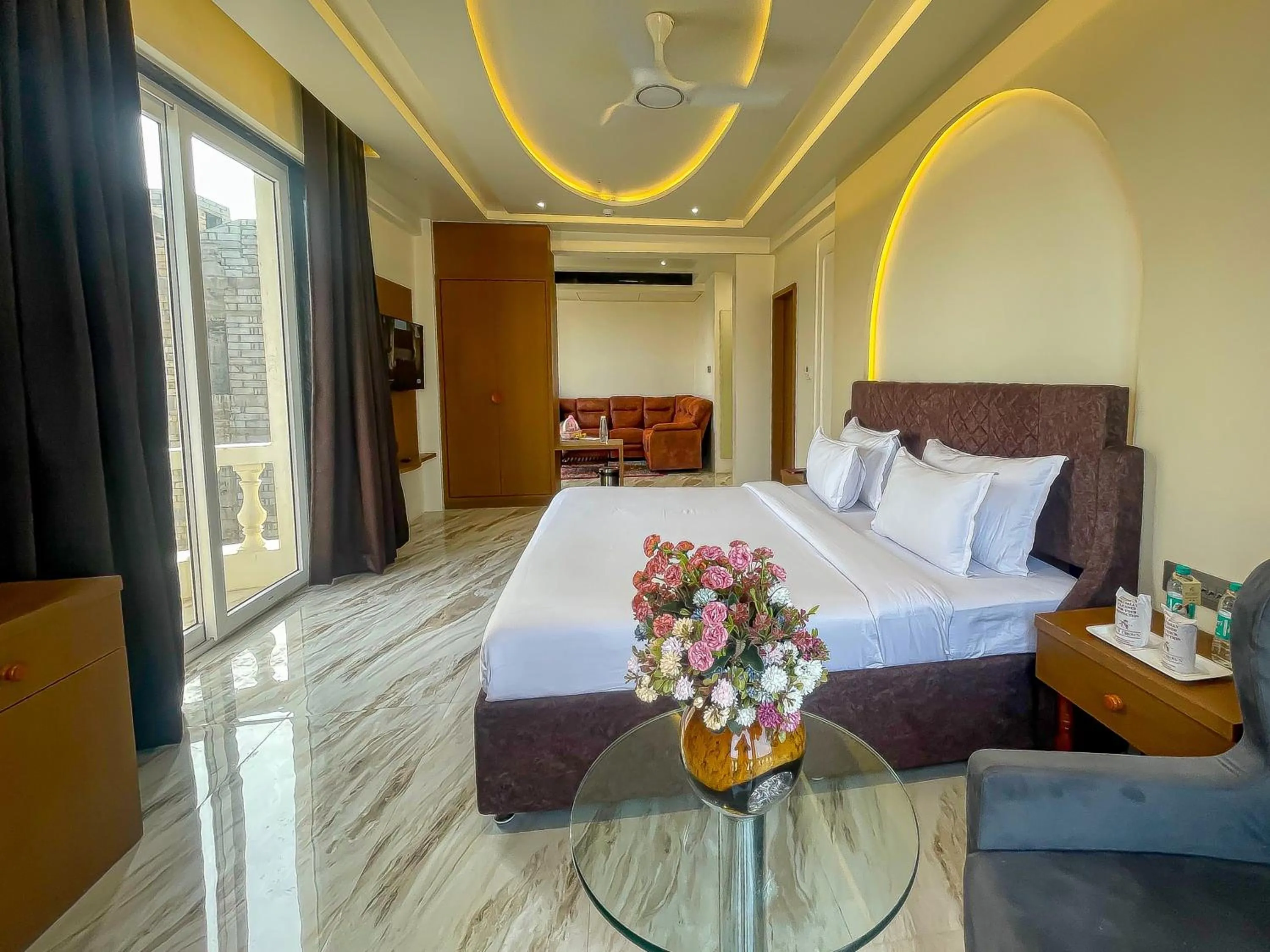 Bed in The S Crown Somnath