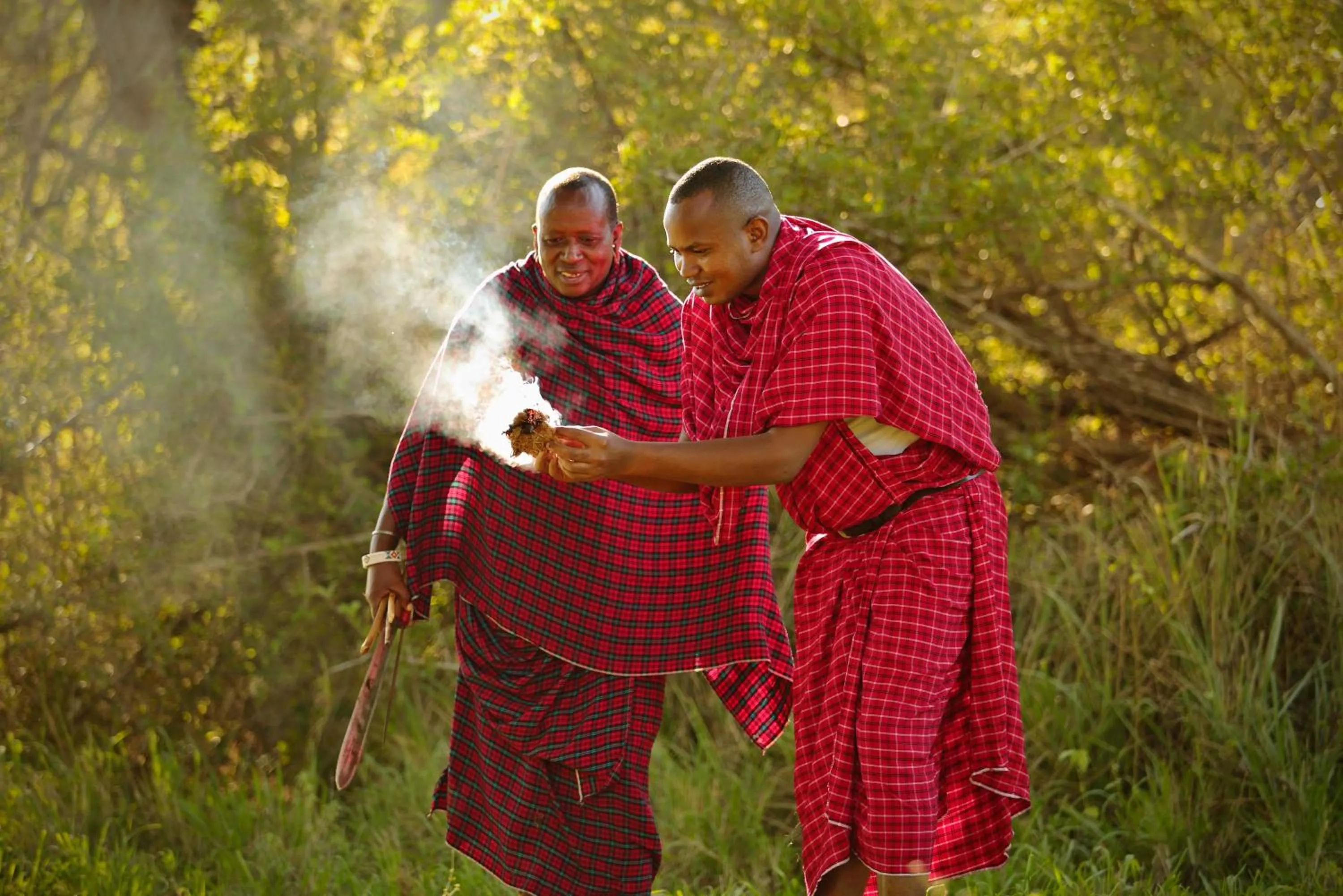 People in Four Seasons Safari Lodge Serengeti