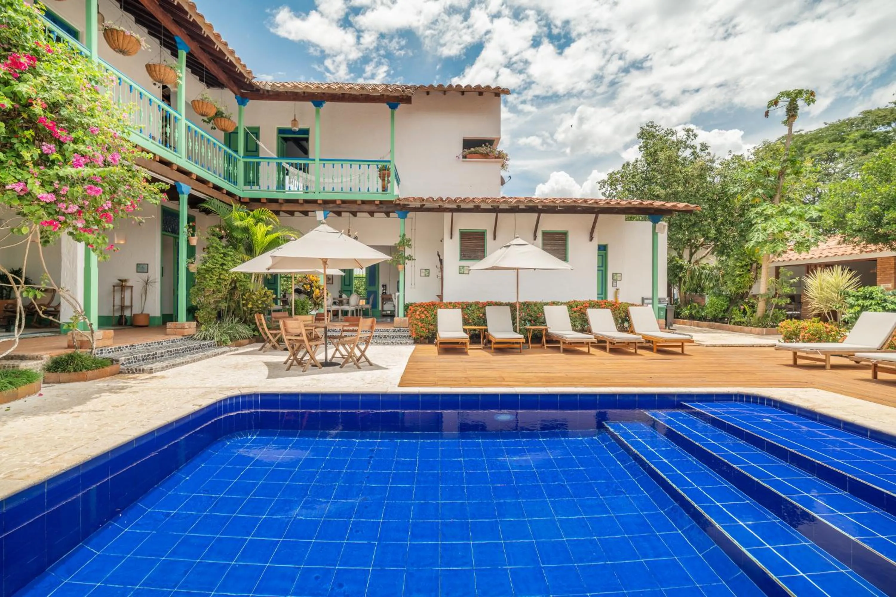 Patio in Casa Cedrela Hotel Boutique -Cauca Viejo- Mayores de 14 años