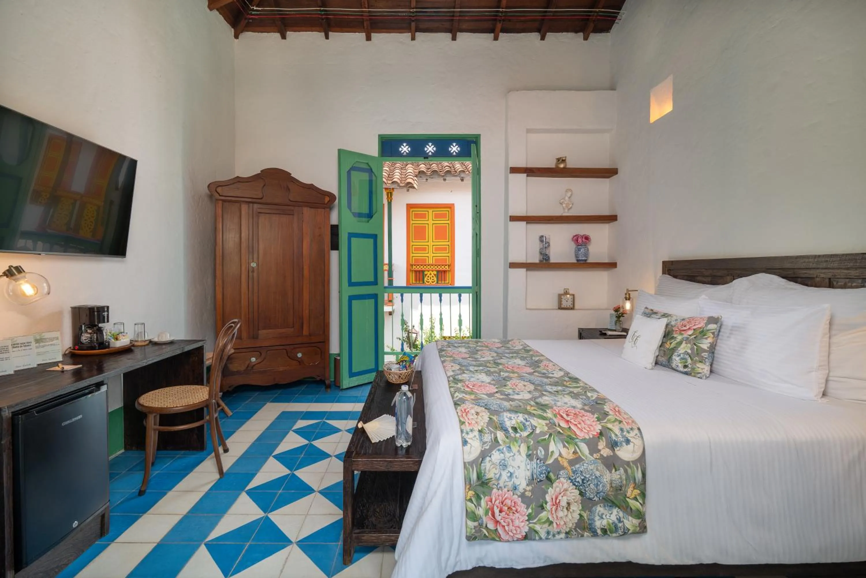 Bed in Casa Cedrela Hotel Boutique -Cauca Viejo- Mayores de 14 años