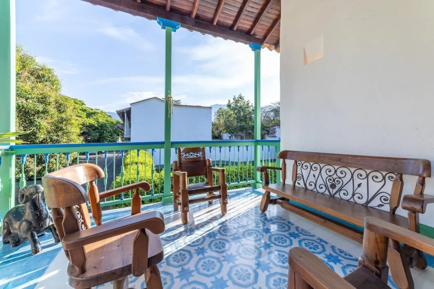 Balcony/Terrace in Casa Cedrela Hotel Boutique -Cauca Viejo- Mayores de 14 años
