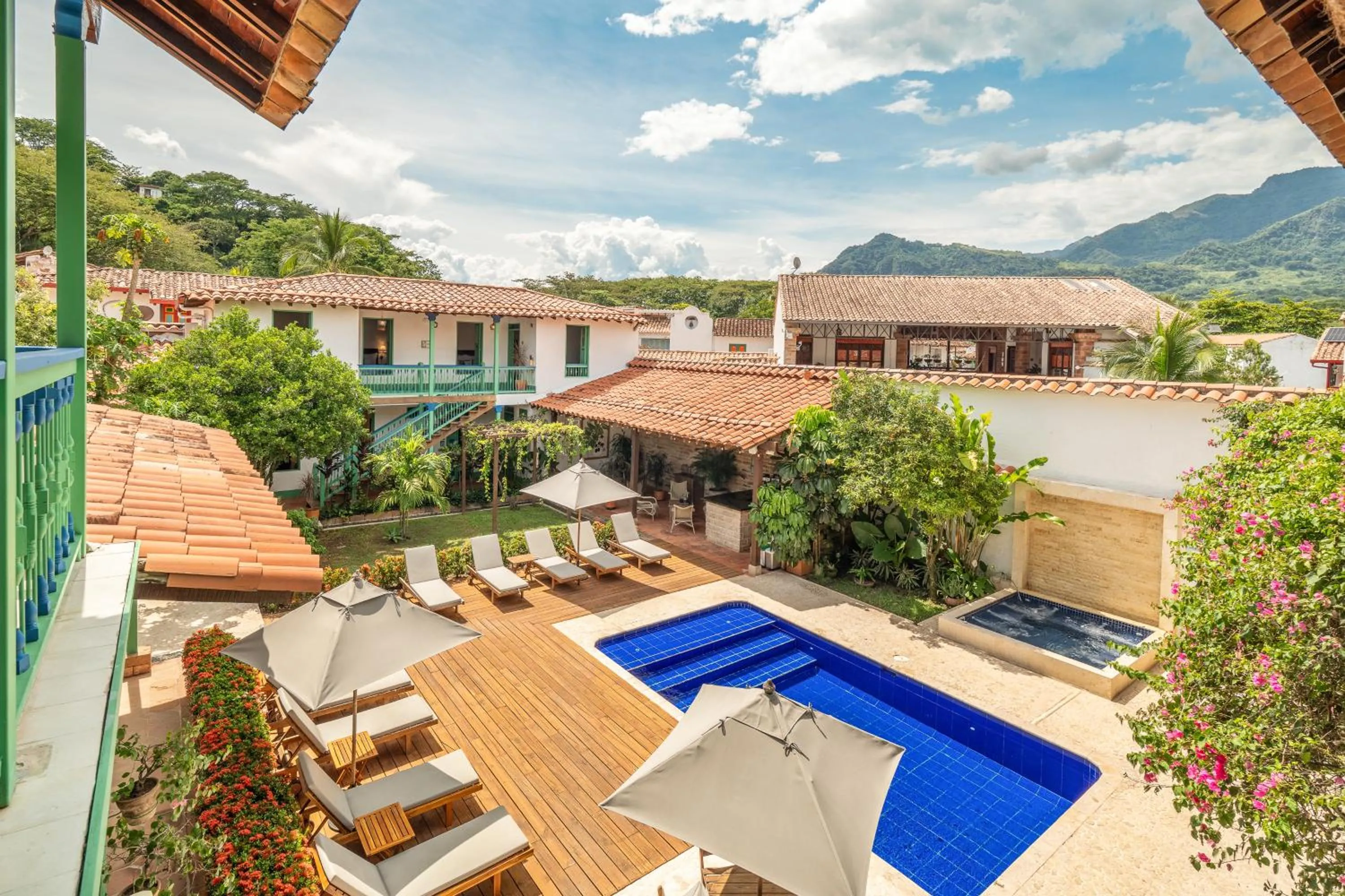 Patio in Casa Cedrela Hotel Boutique -Cauca Viejo- Mayores de 14 años