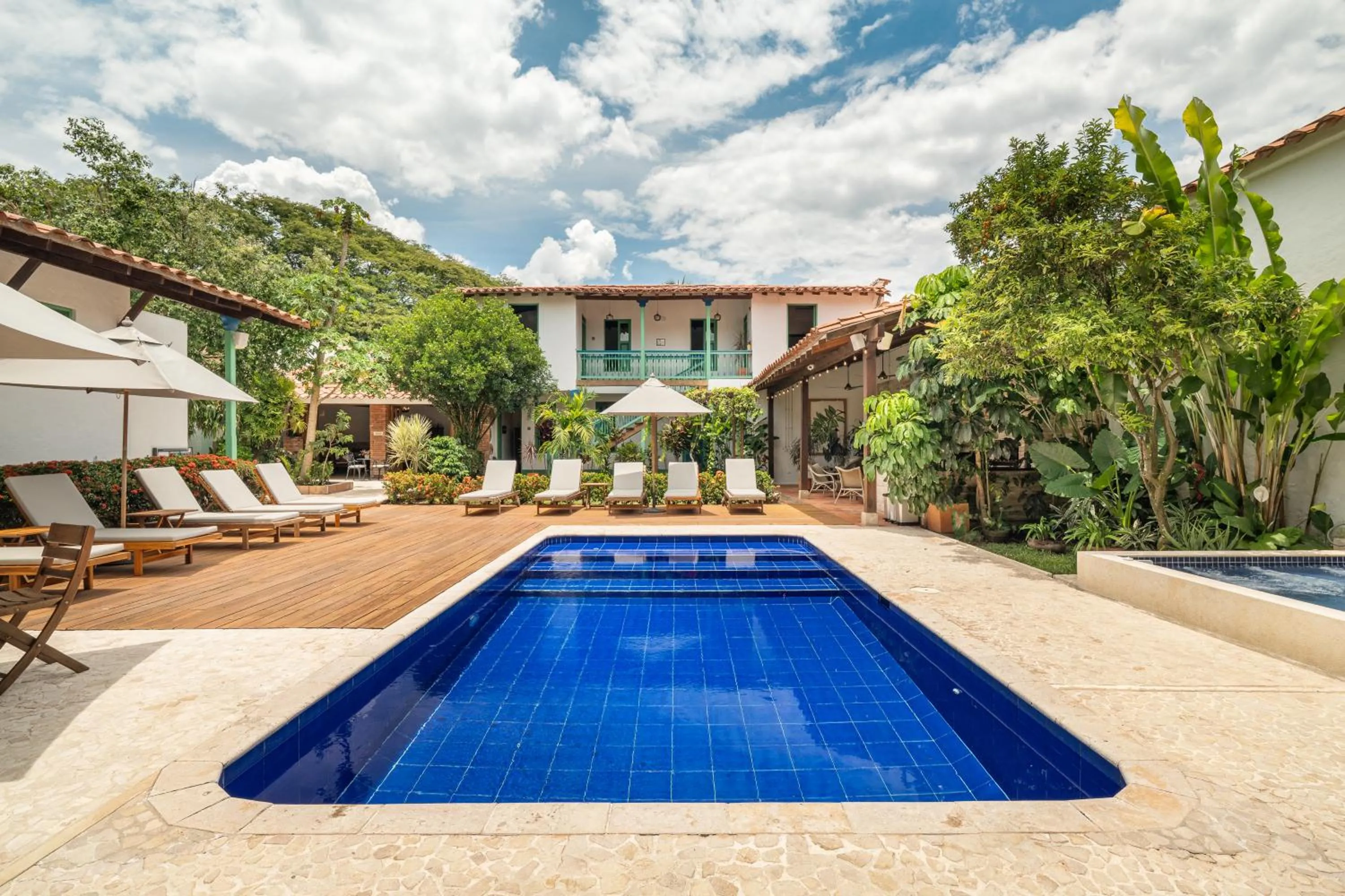 Patio in Casa Cedrela Hotel Boutique -Cauca Viejo- Mayores de 14 años