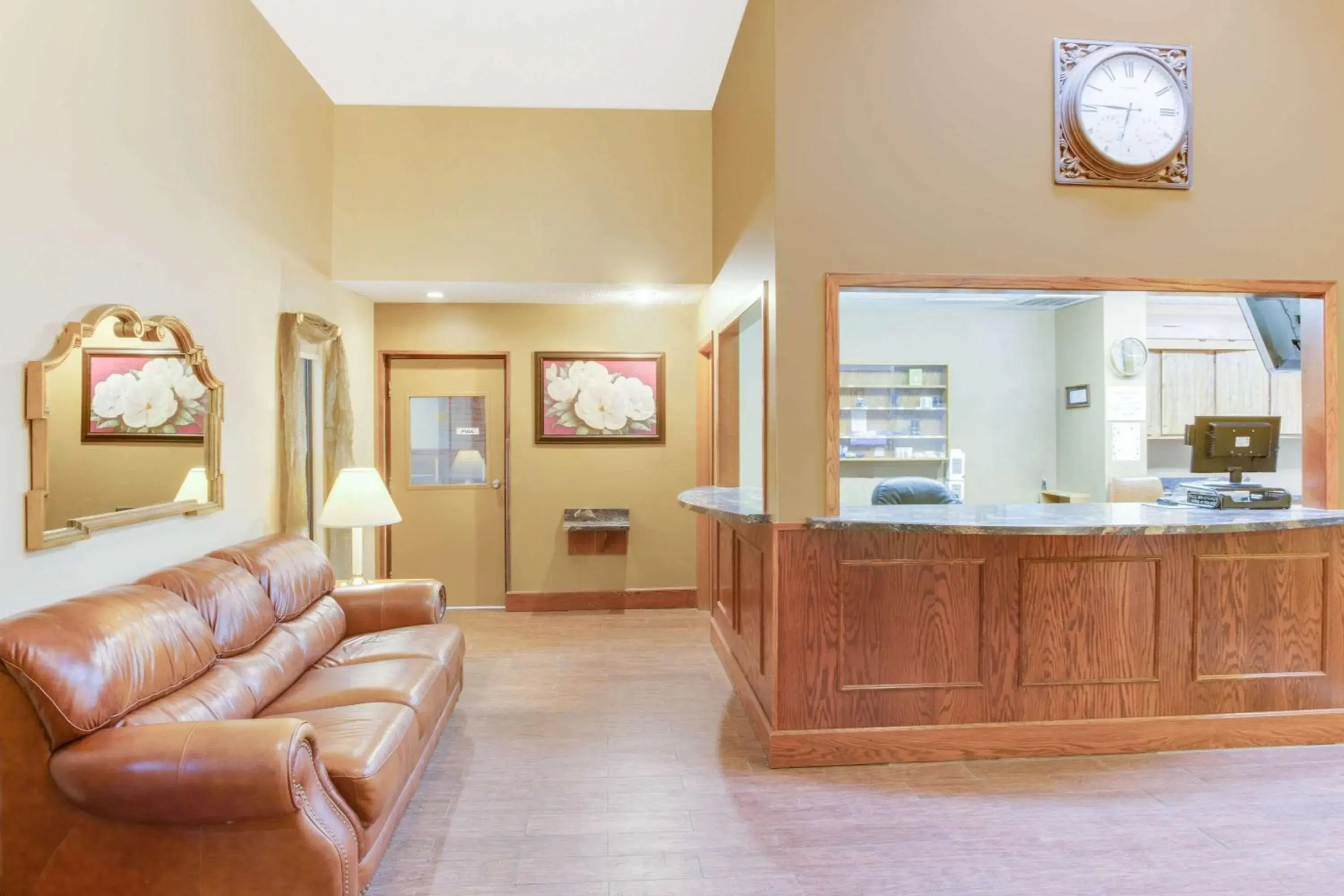 Lobby or reception in Super 8 by Wyndham Mitchell Lobby or reception in Super 8 by Wyndham Mitchell