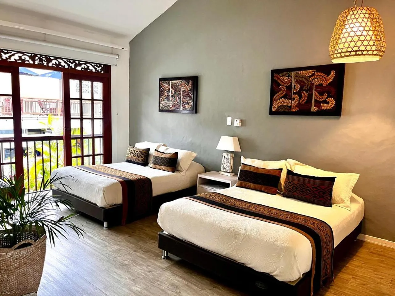 Quadruple Room in Lombok Hotel & SPA antes Hotel Casablanca