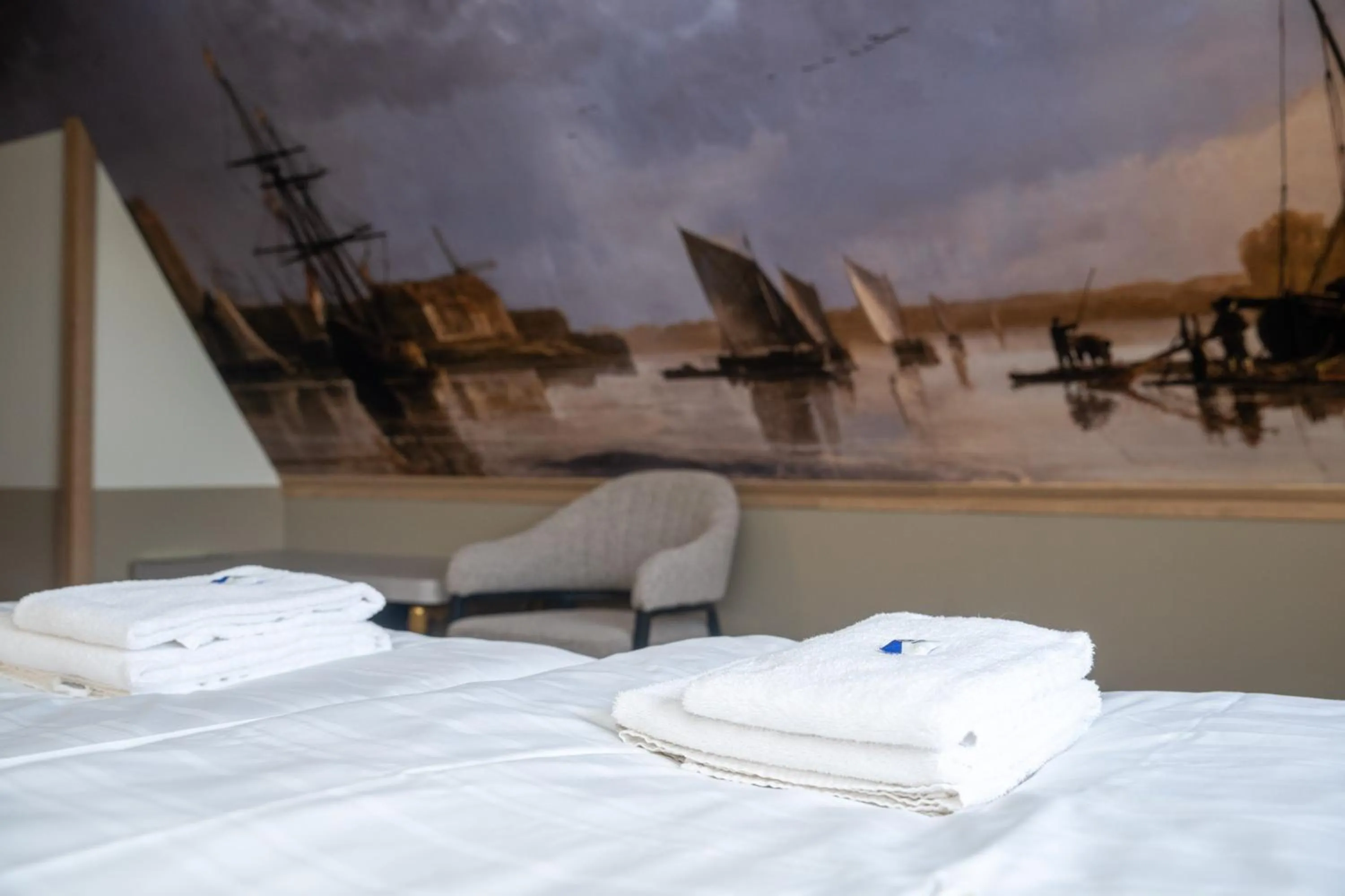 Bedroom, Bed in Giethoorn Old Art Hotel