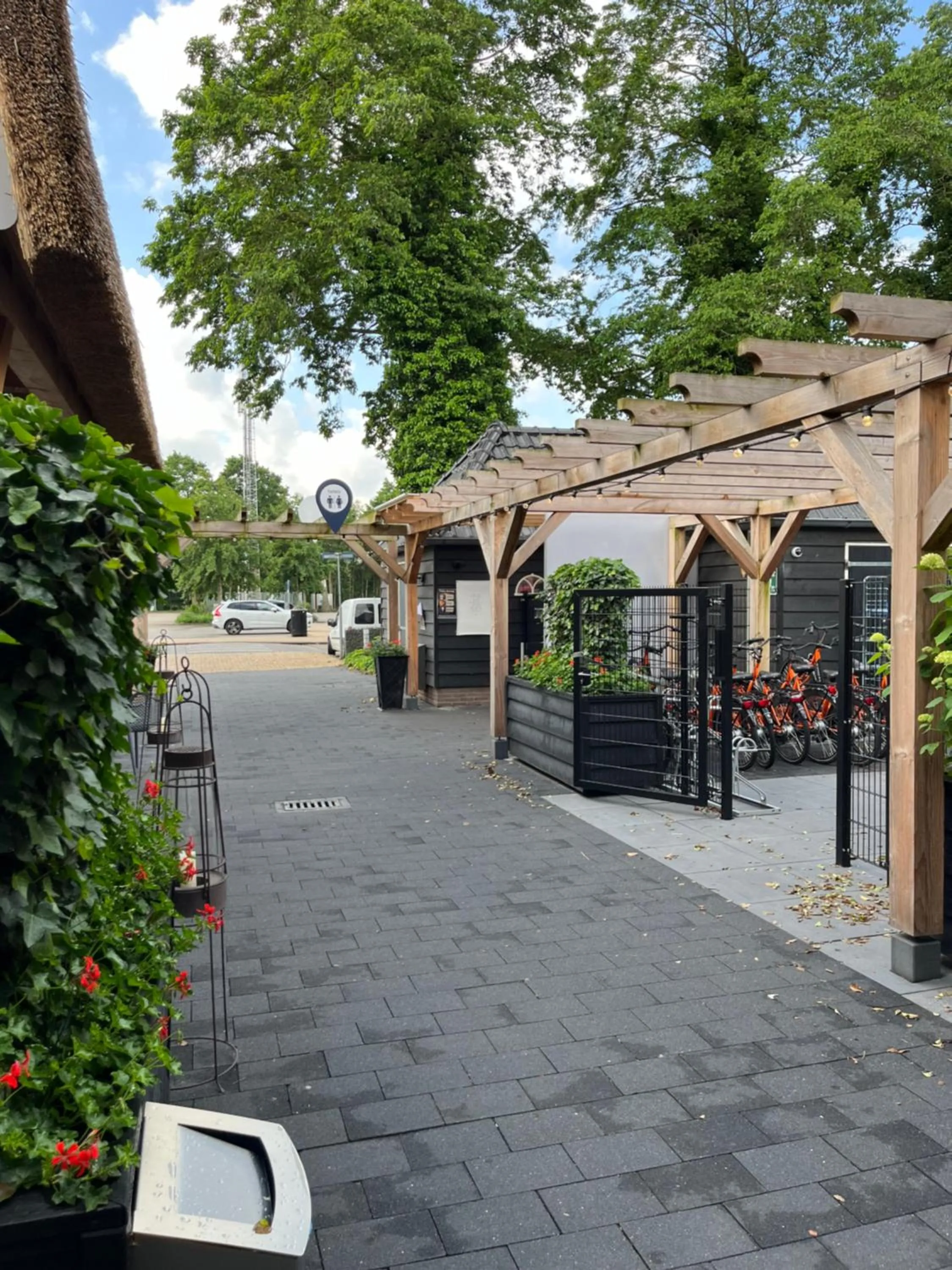 Facade/entrance in Hotel de Pergola