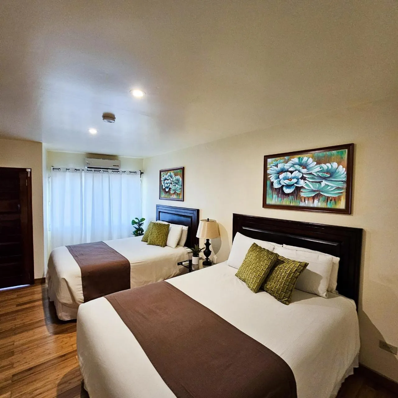 Bed in Hotel Partenon Beach