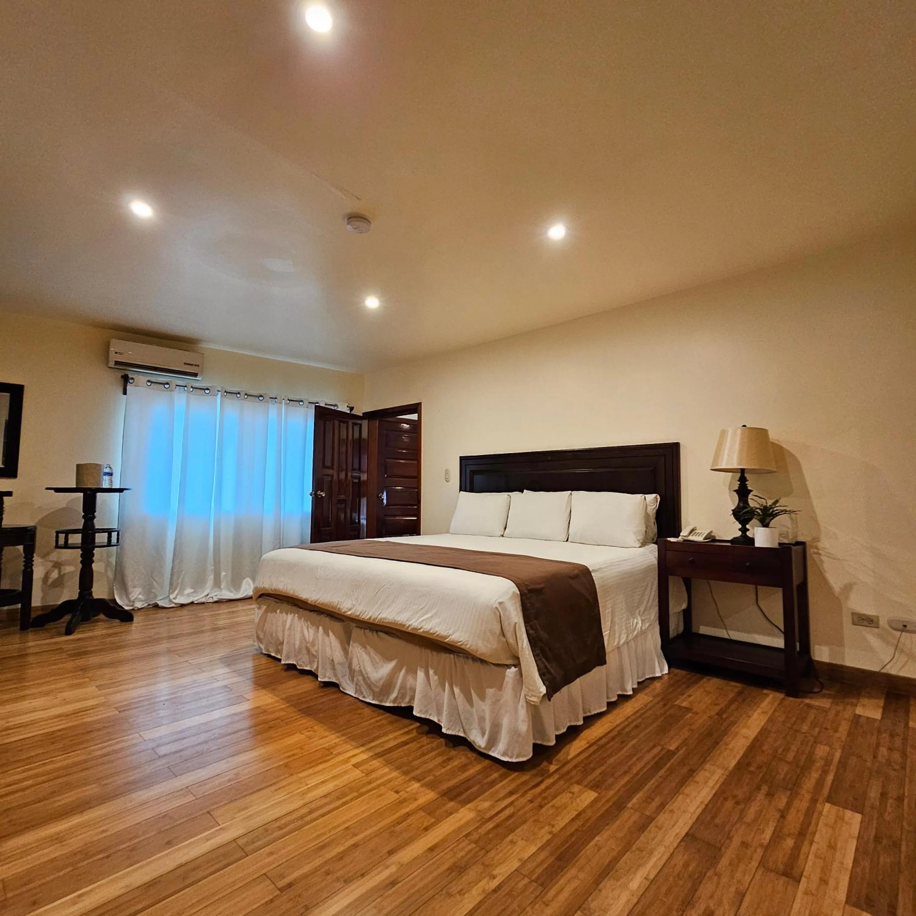 Bed in Hotel Partenon Beach