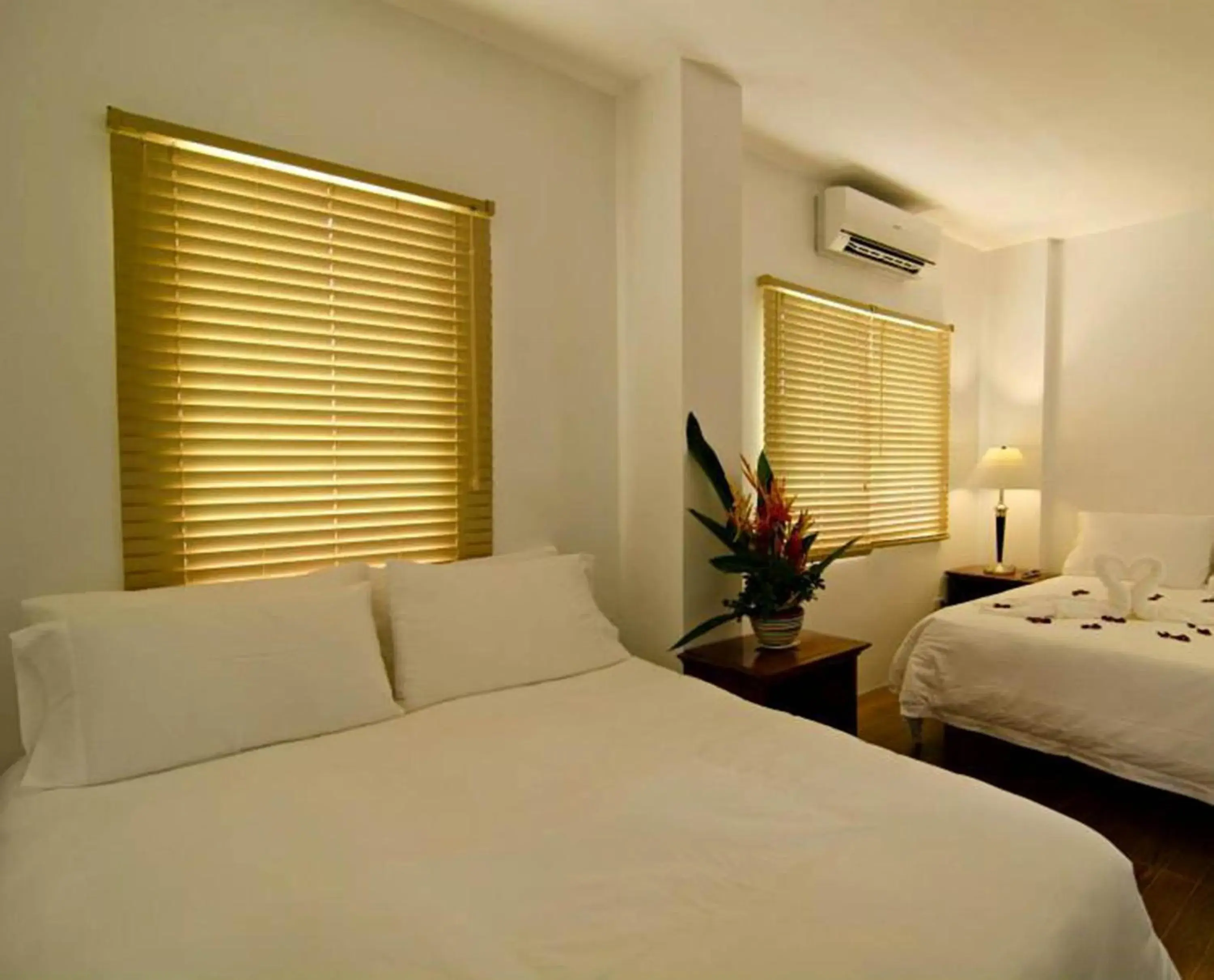 Bed in Discover Boracay Hotel