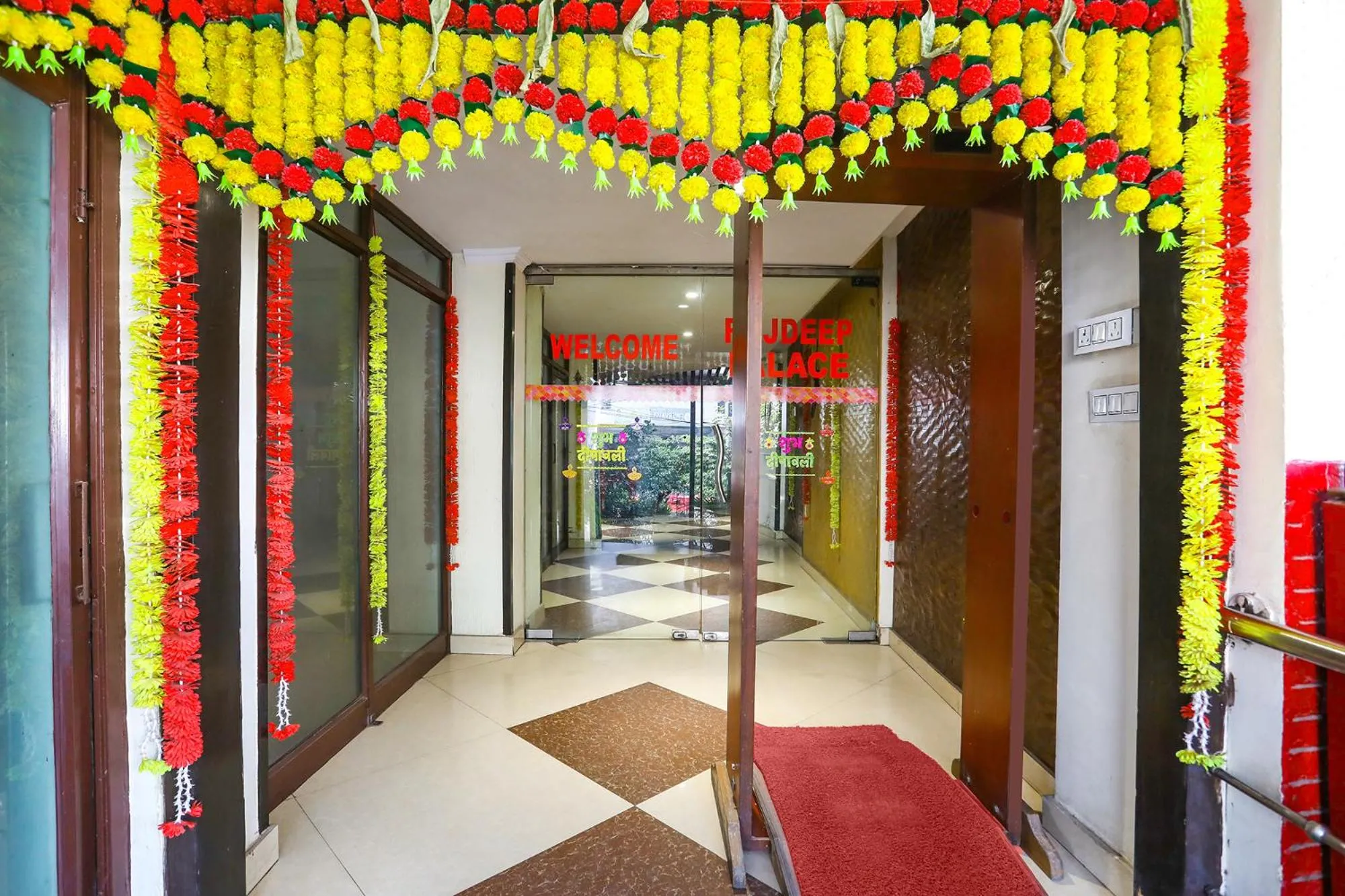Facade/entrance in Via Rajdeep Palace