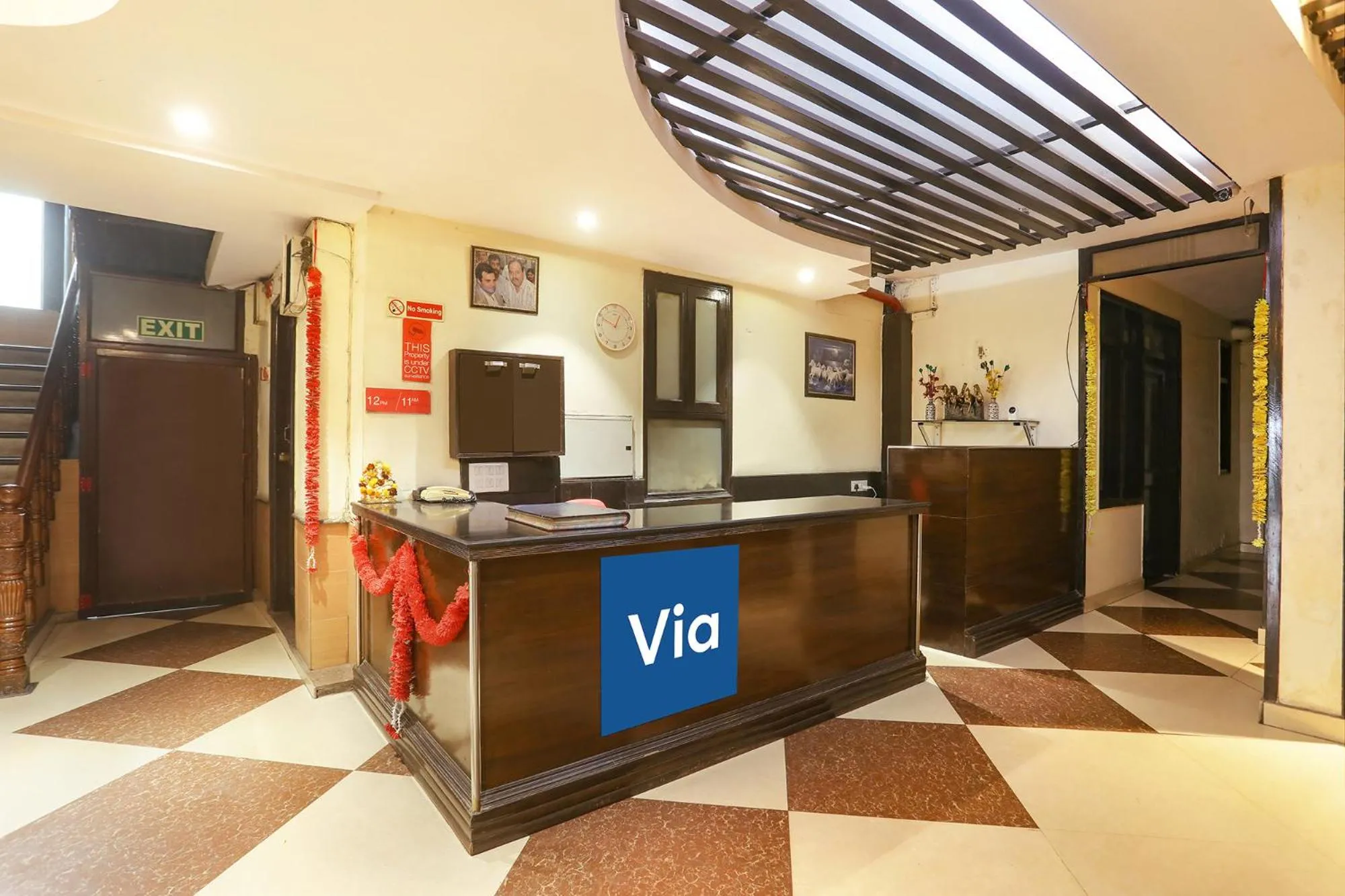 Lobby or reception in Via Rajdeep Palace