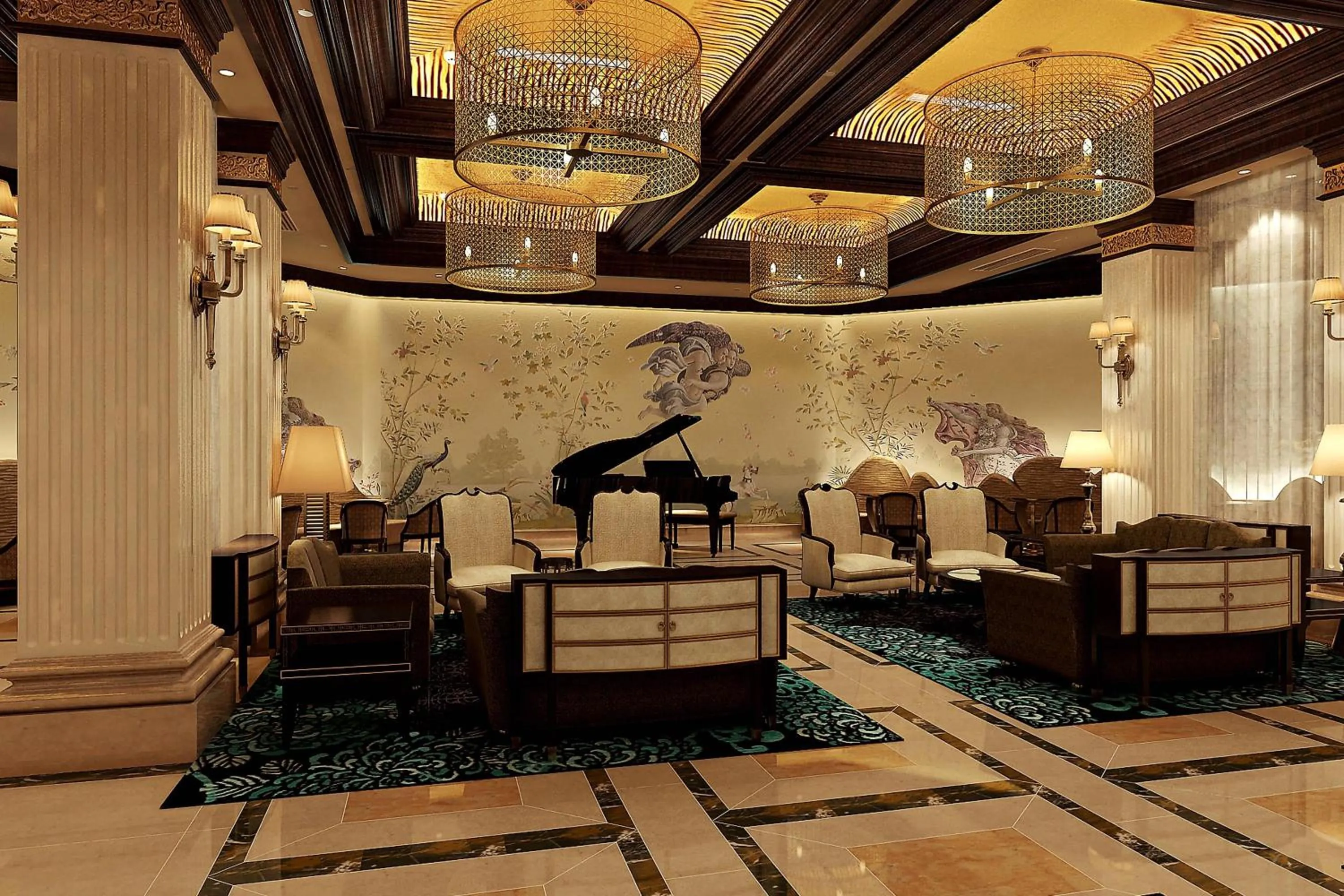 Lobby or reception in The Castle Hotel, a Luxury Collection Hotel, Dalian