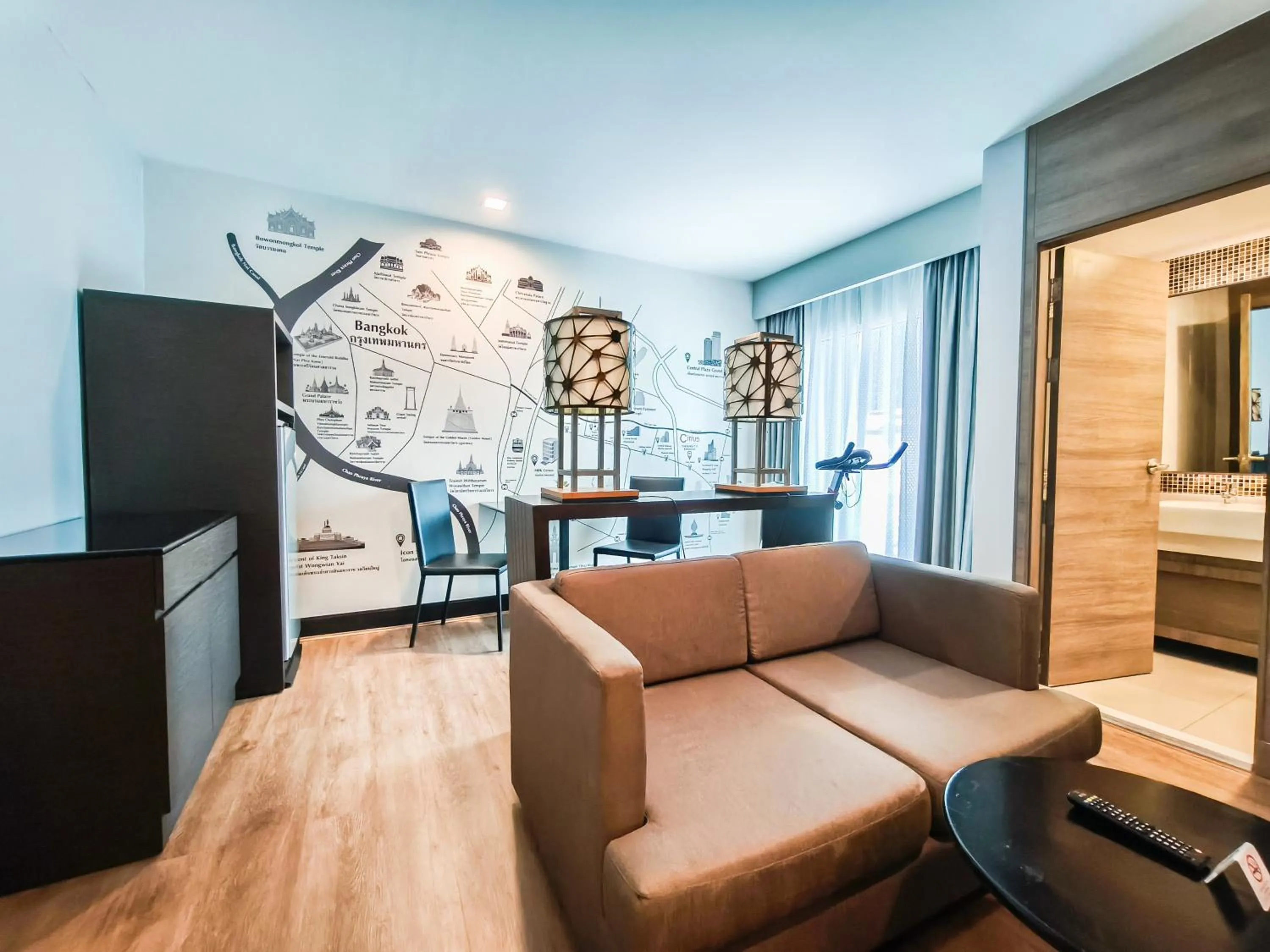 Living room in Citrus Sukhumvit 11 by Compass Hospitality