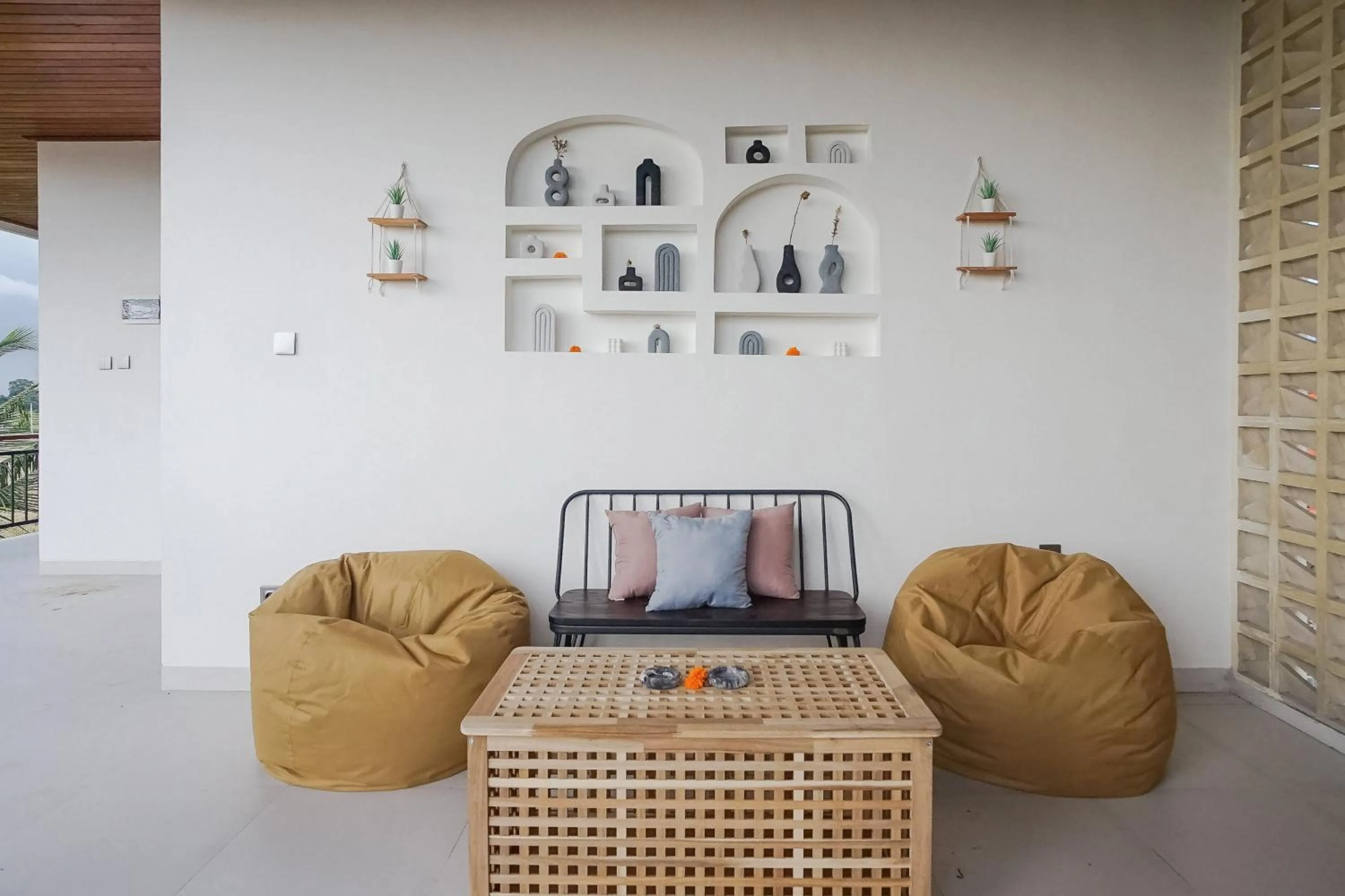 Seating area in Kerti Suite