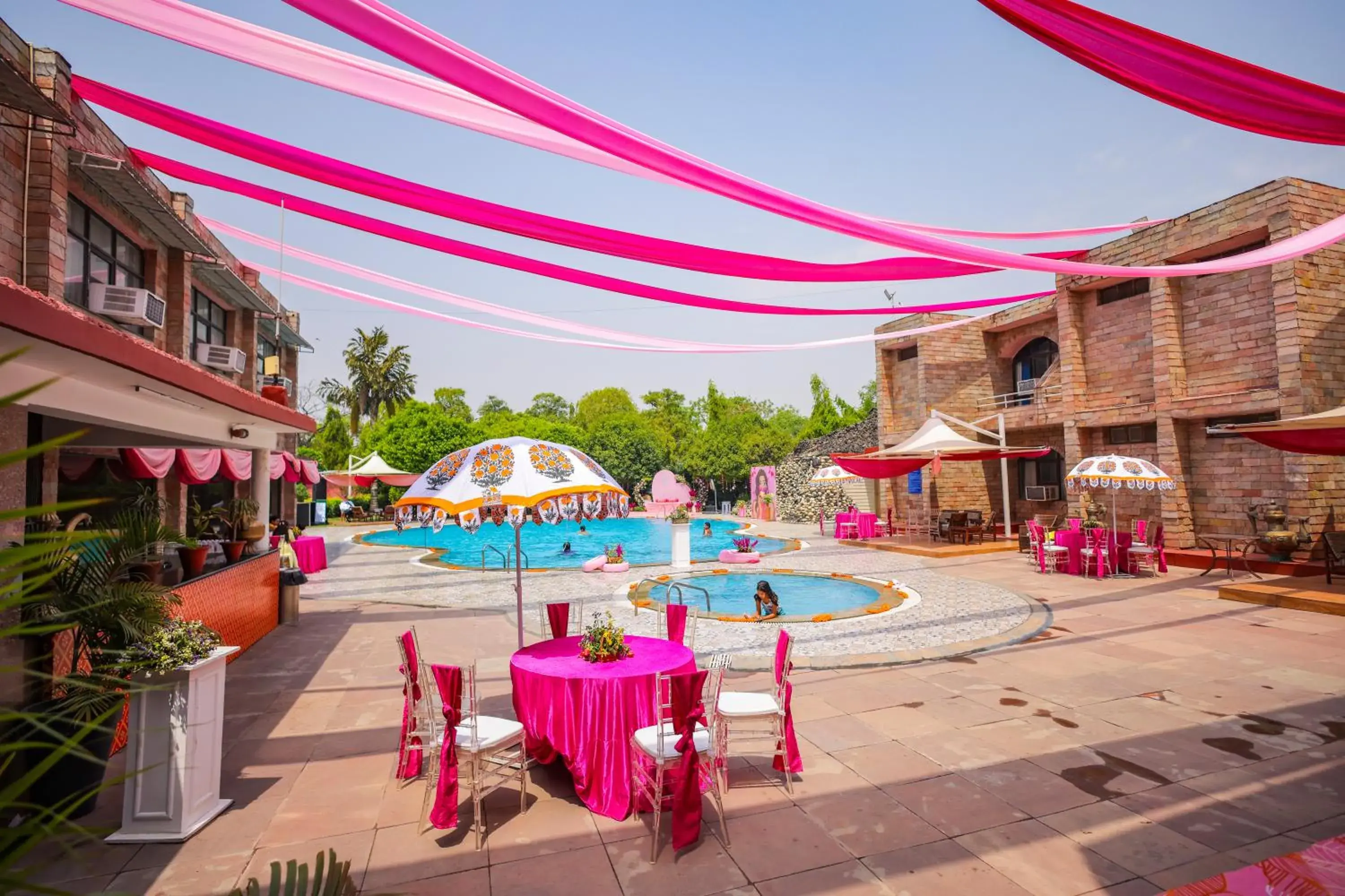 Swimming pool in Tivoli Heritage Palace, Rewari Swimming pool in Tivoli Heritage Palace, Rewari