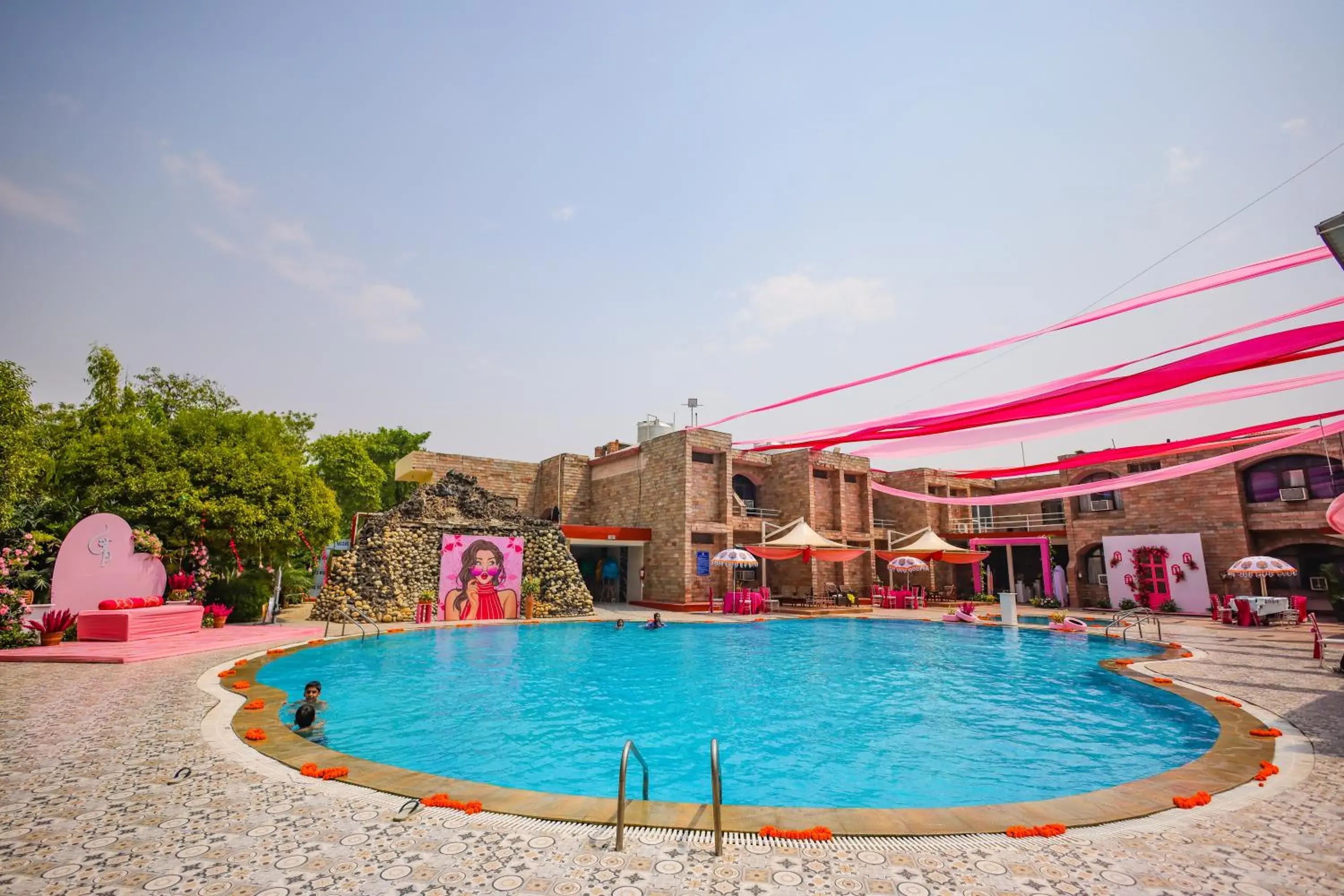 Swimming pool in Tivoli Heritage Palace, Rewari Swimming pool in Tivoli Heritage Palace, Rewari