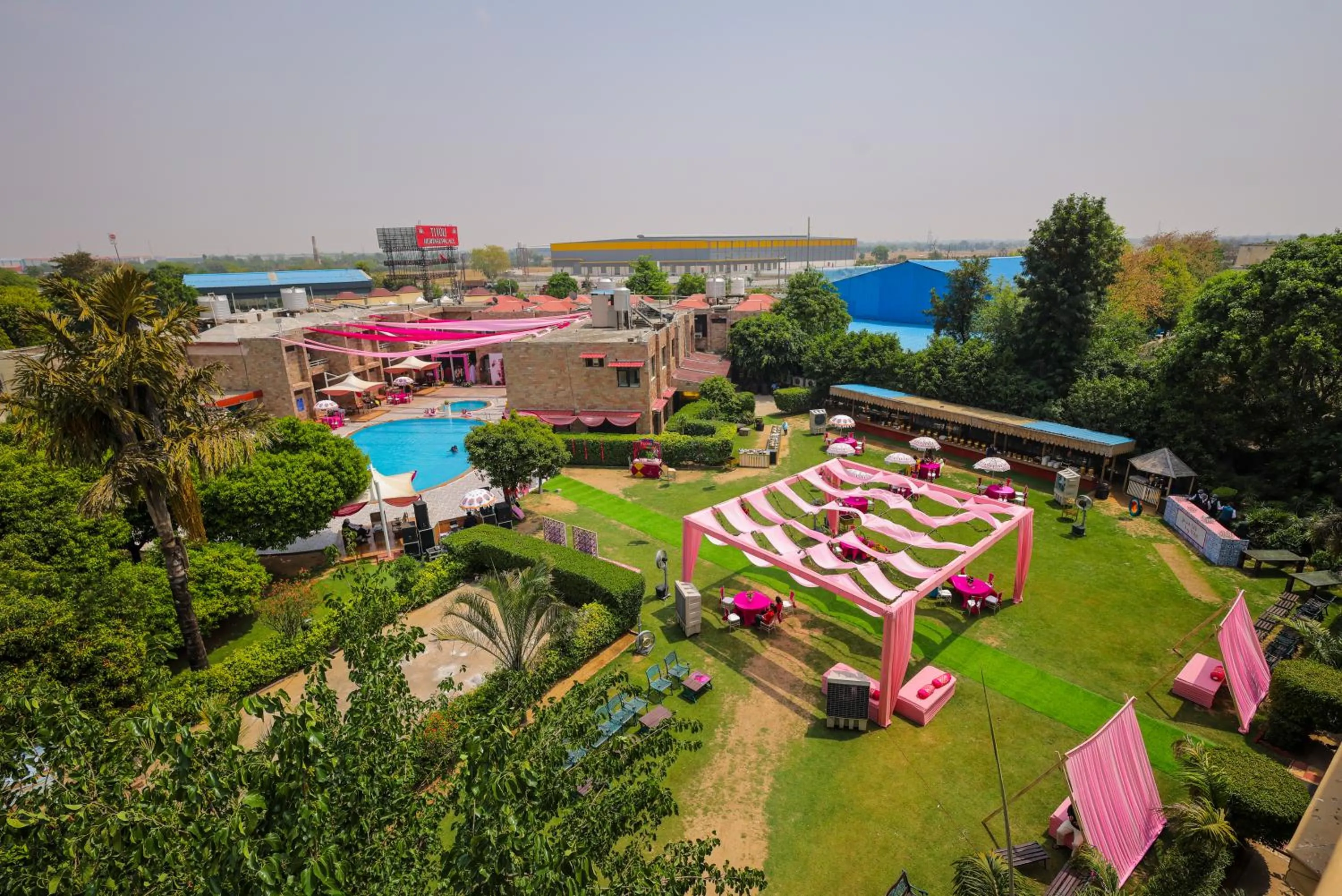 Garden in Tivoli Heritage Palace, Rewari
