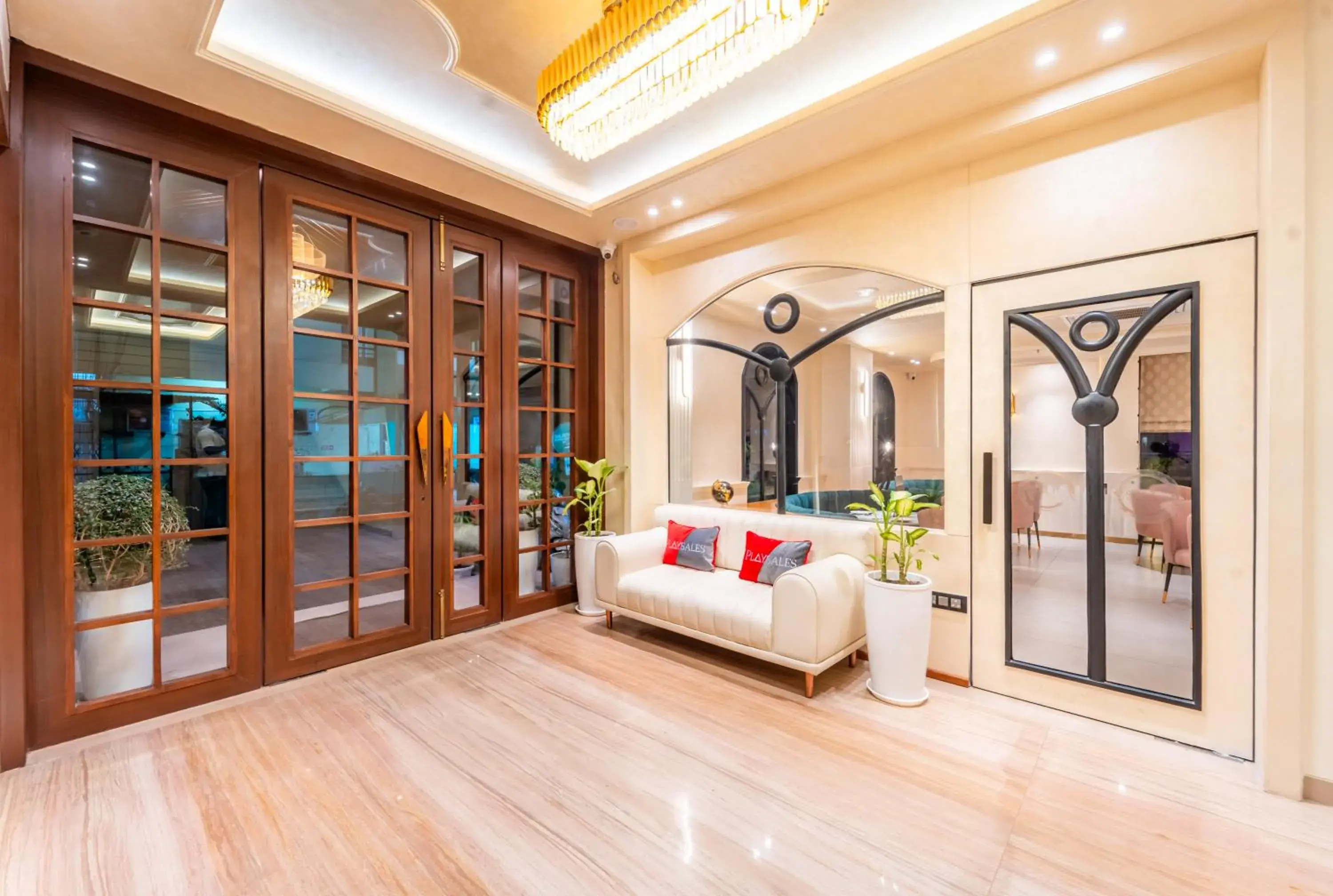 Lobby or reception, Bed in Playsales Scarlet Vijay Nagar Indore Lobby or reception, Bed in Playsales Scarlet Vijay Nagar Indore