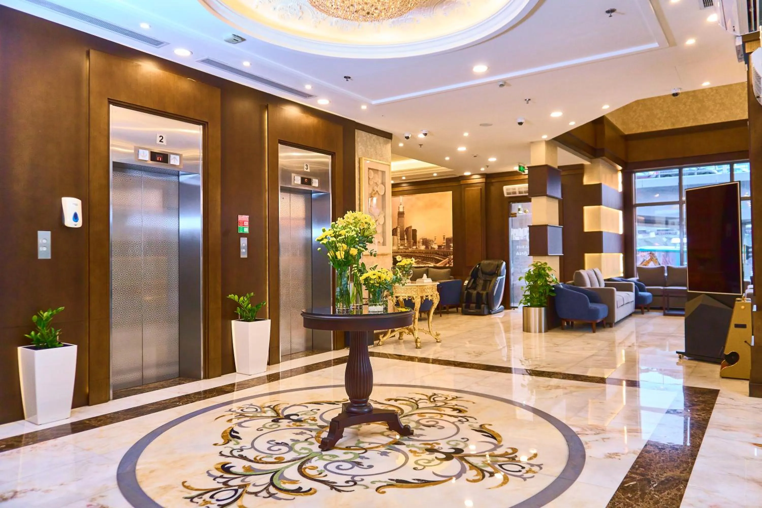 Seating area in Selat Al Bait Hotel