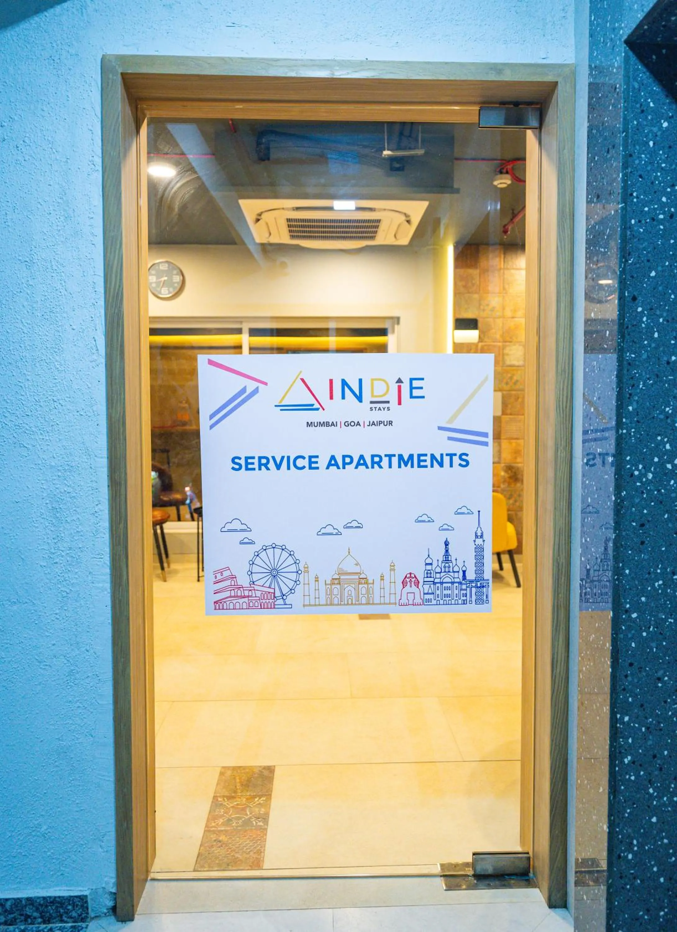 Property logo or sign in Indie Stays Studios, Chembur