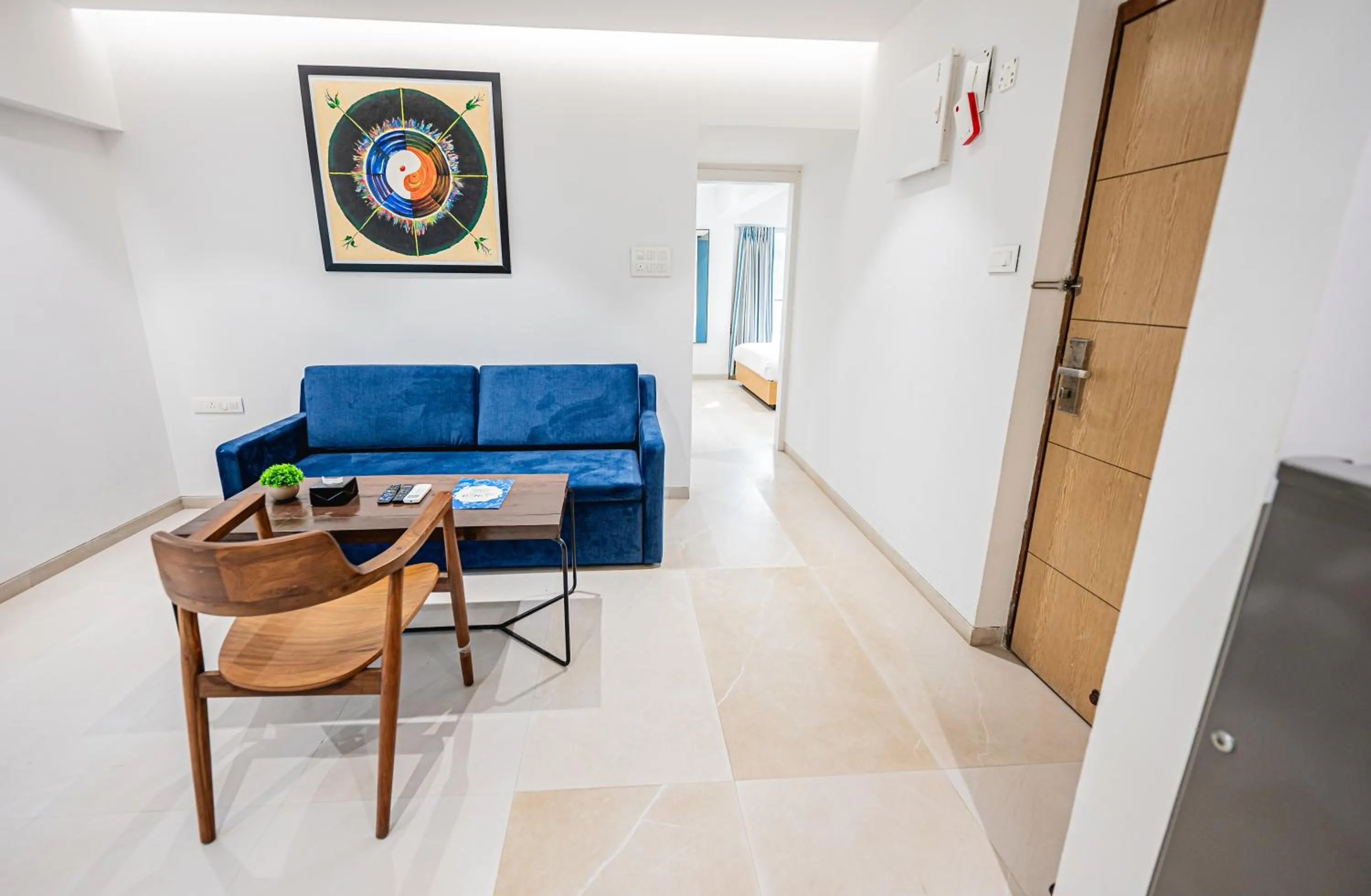 Living room in Indie Stays Studios, Chembur