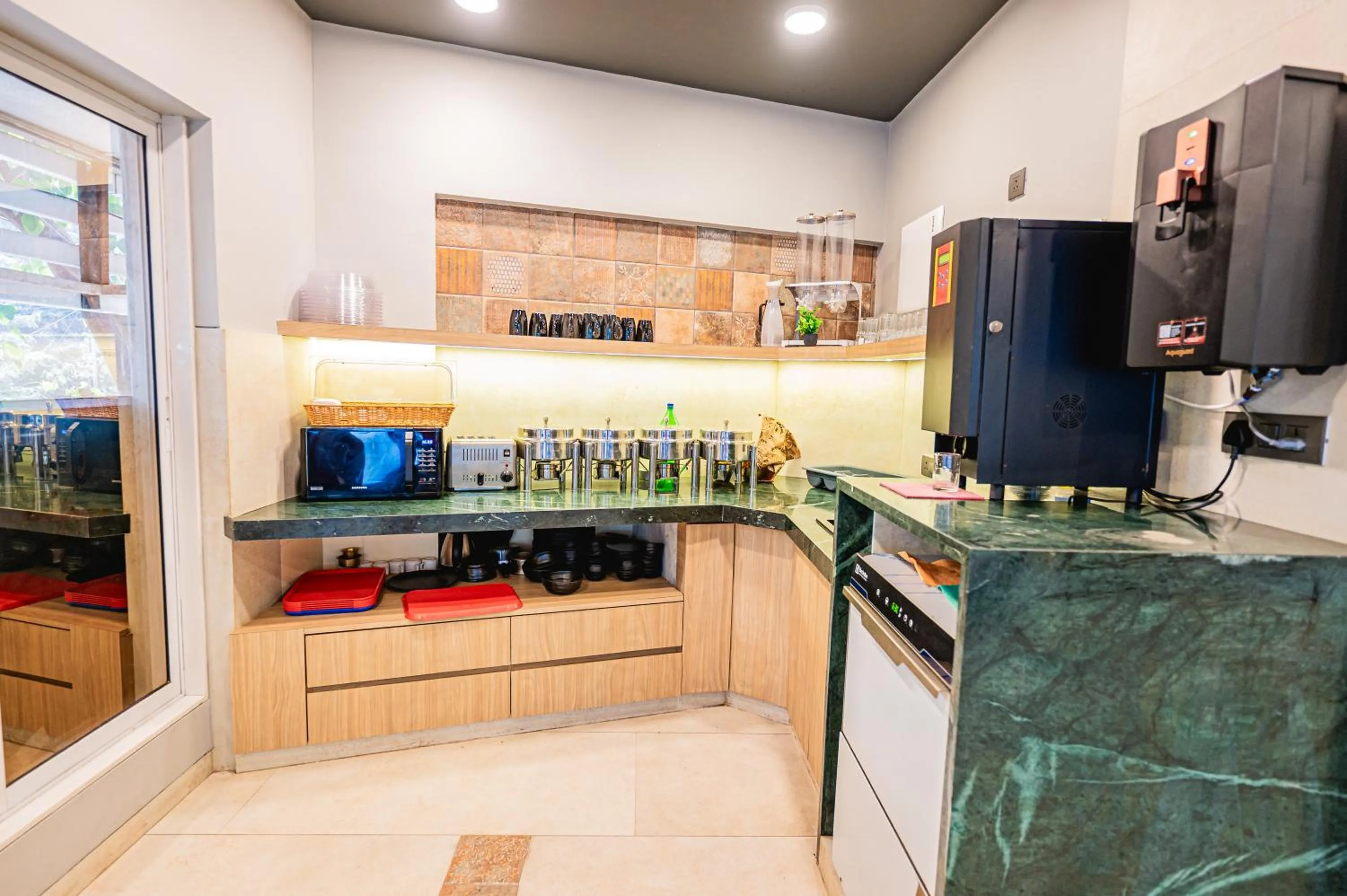 Kitchen or kitchenette in Indie Stays Studios, Chembur