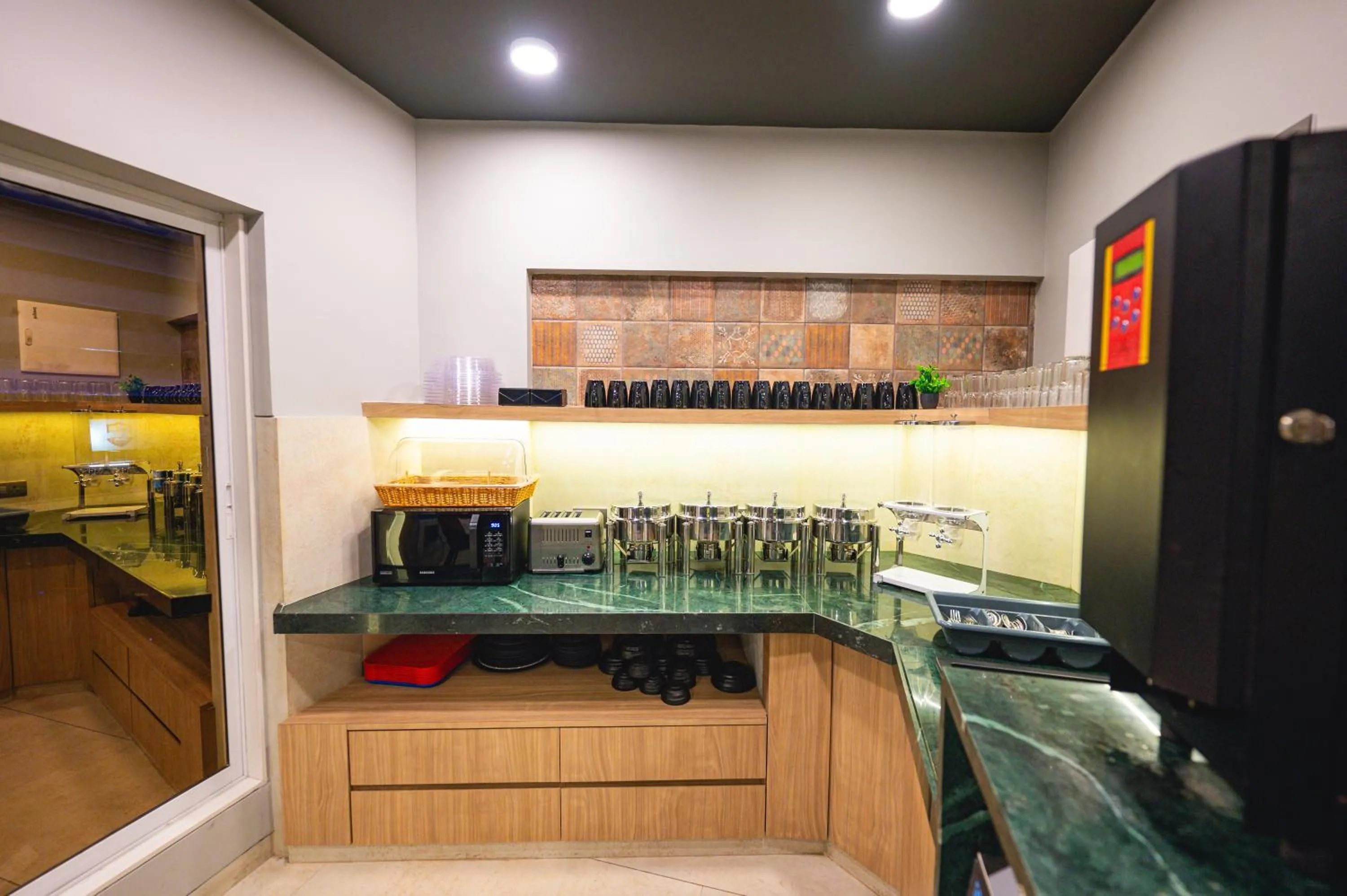 Kitchen or kitchenette in Indie Stays Studios, Chembur
