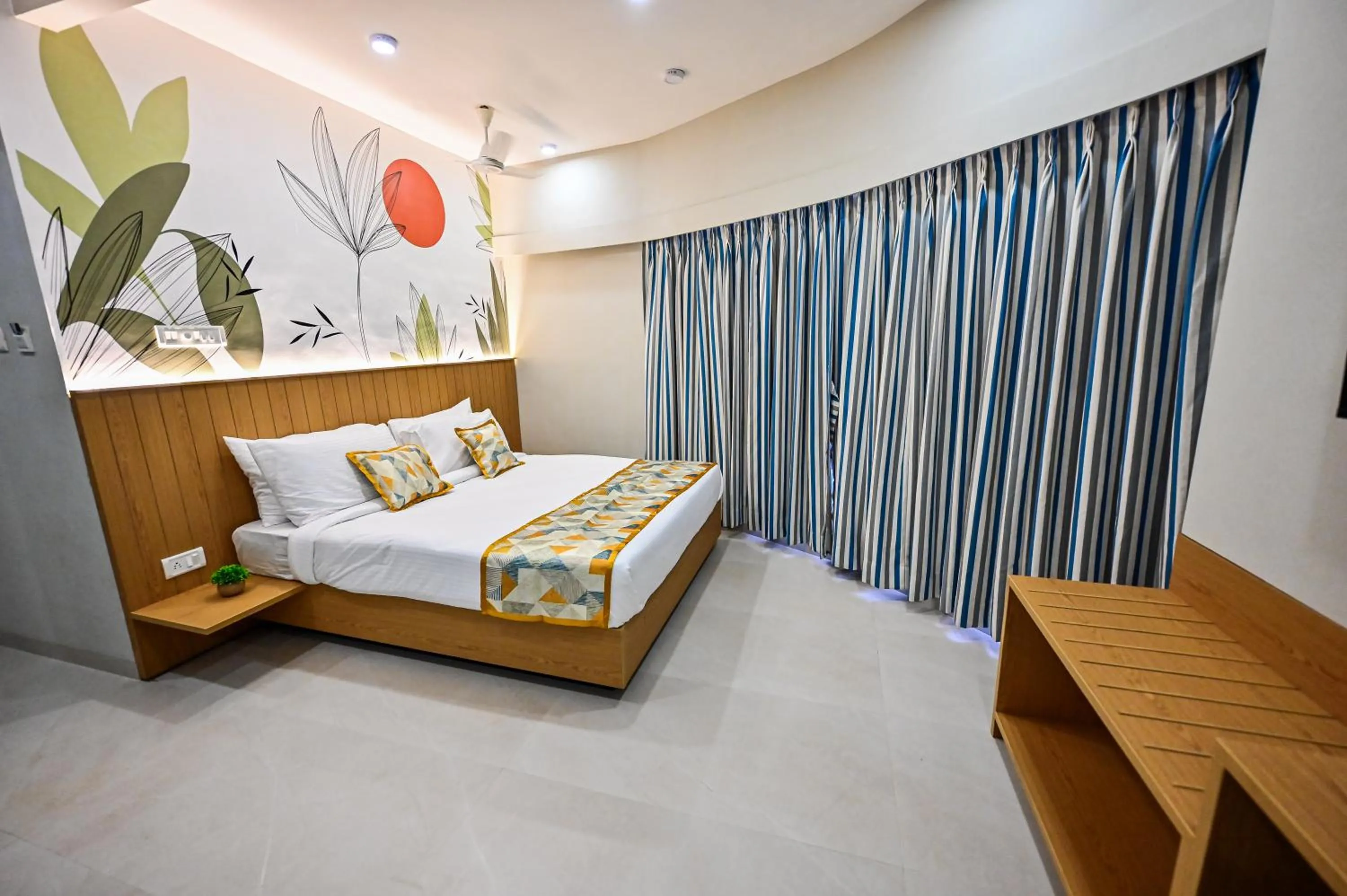 Bed in Indie Stays Studios, Chembur