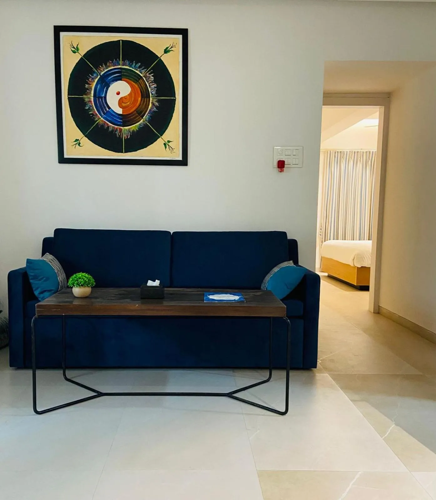 Living room in Indie Stays Studios, Chembur
