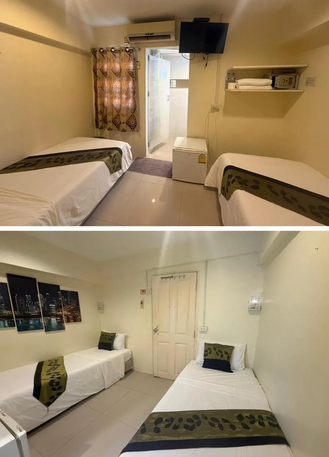 Photo of the whole room, Bed in Greenhouse Bangkok Khaosan