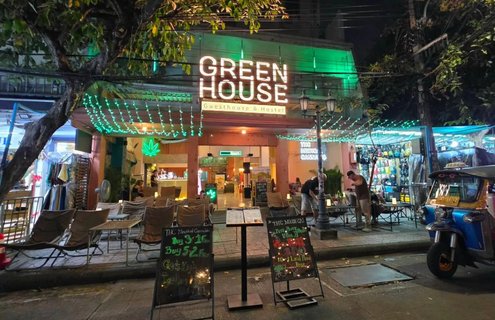 Restaurant/places to eat in Greenhouse Bangkok Khaosan
