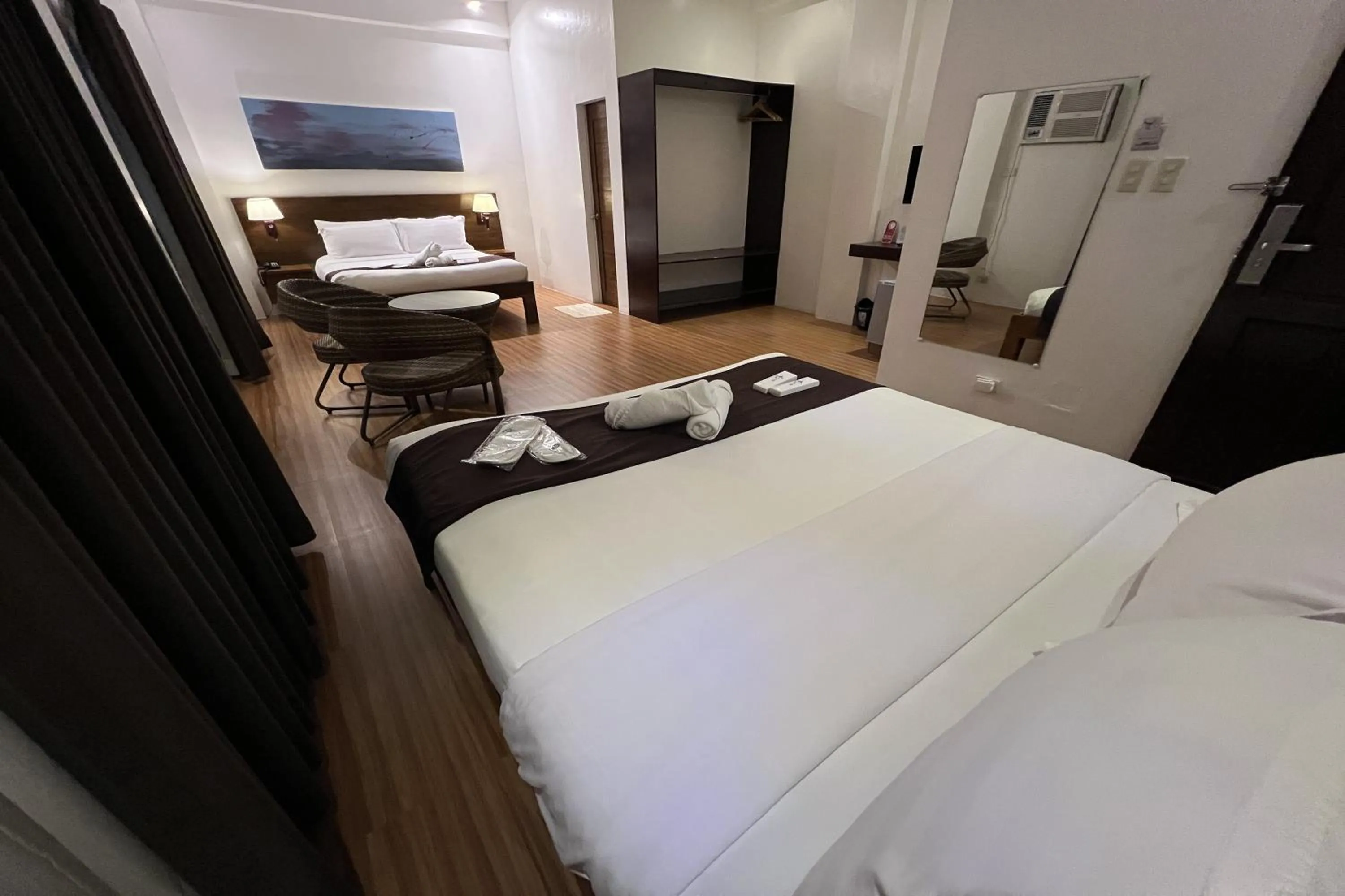 Photo of the whole room, Bed in Funtasea Hotel and Beach Resort