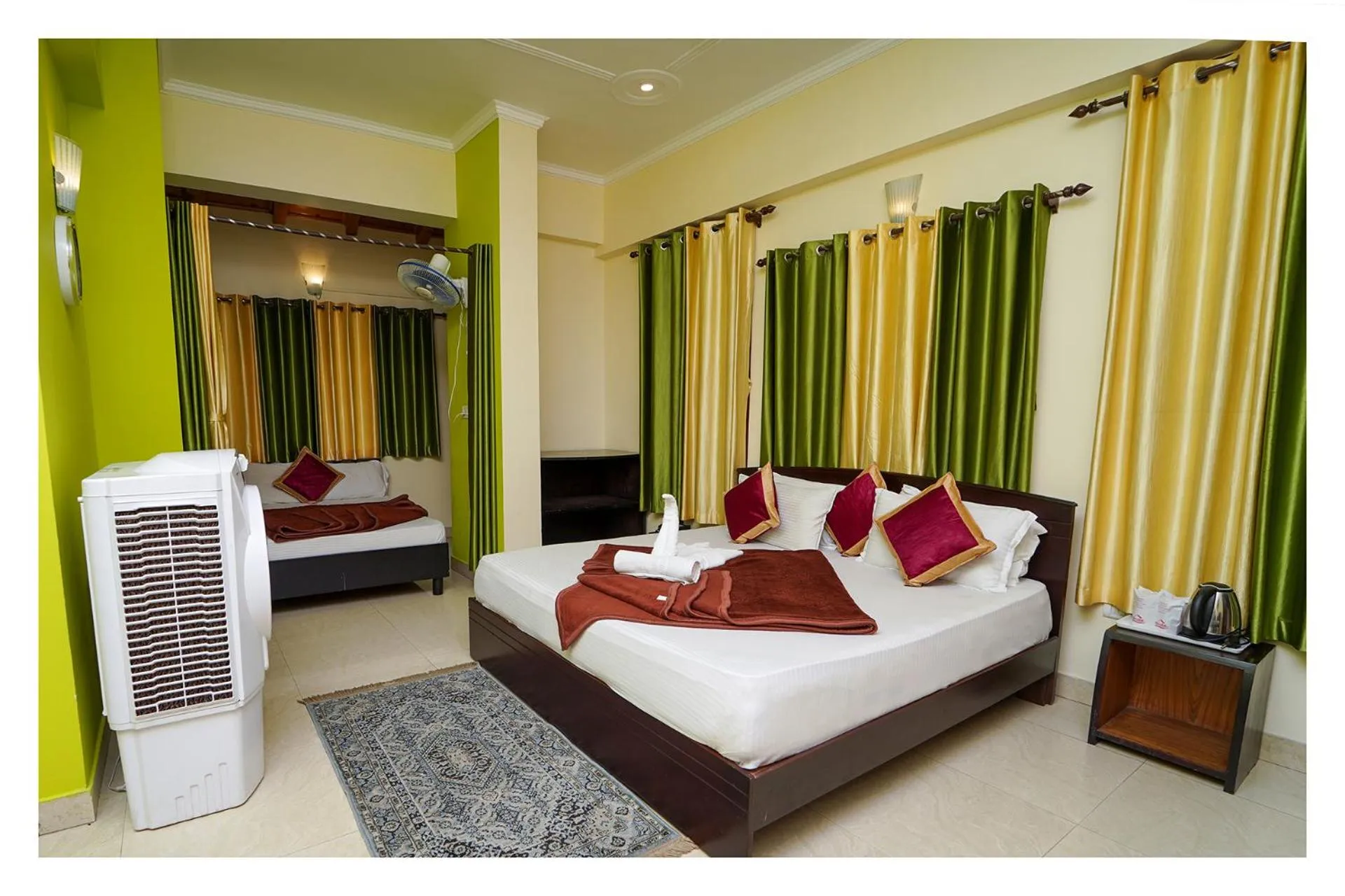 Bed in Shivalik River Retreat