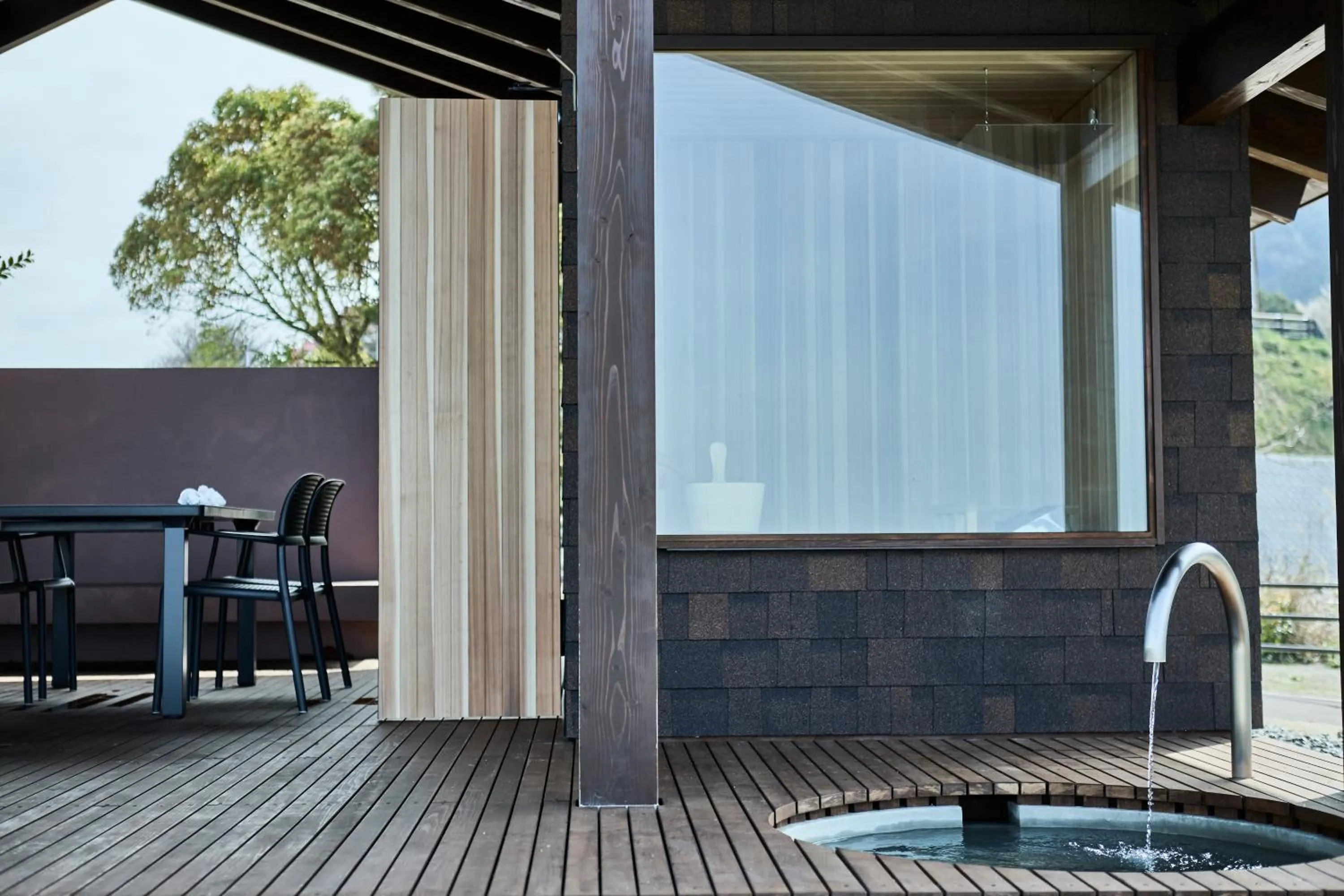 Sauna in Snow Peak YAKEI SUITE ABURAYAMA FUKUOKA