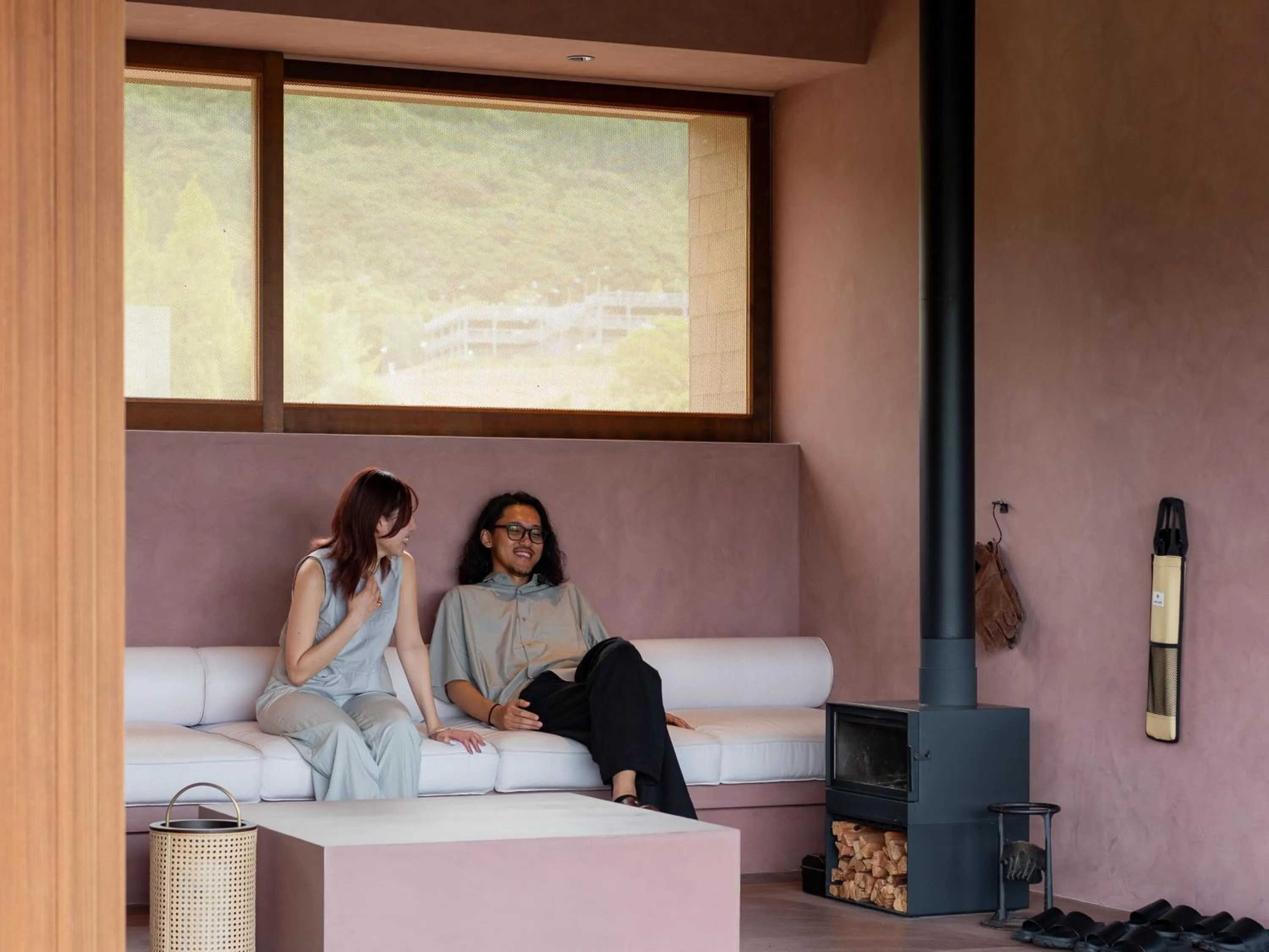 Photo of the whole room, Bed in Snow Peak YAKEI SUITE ABURAYAMA FUKUOKA