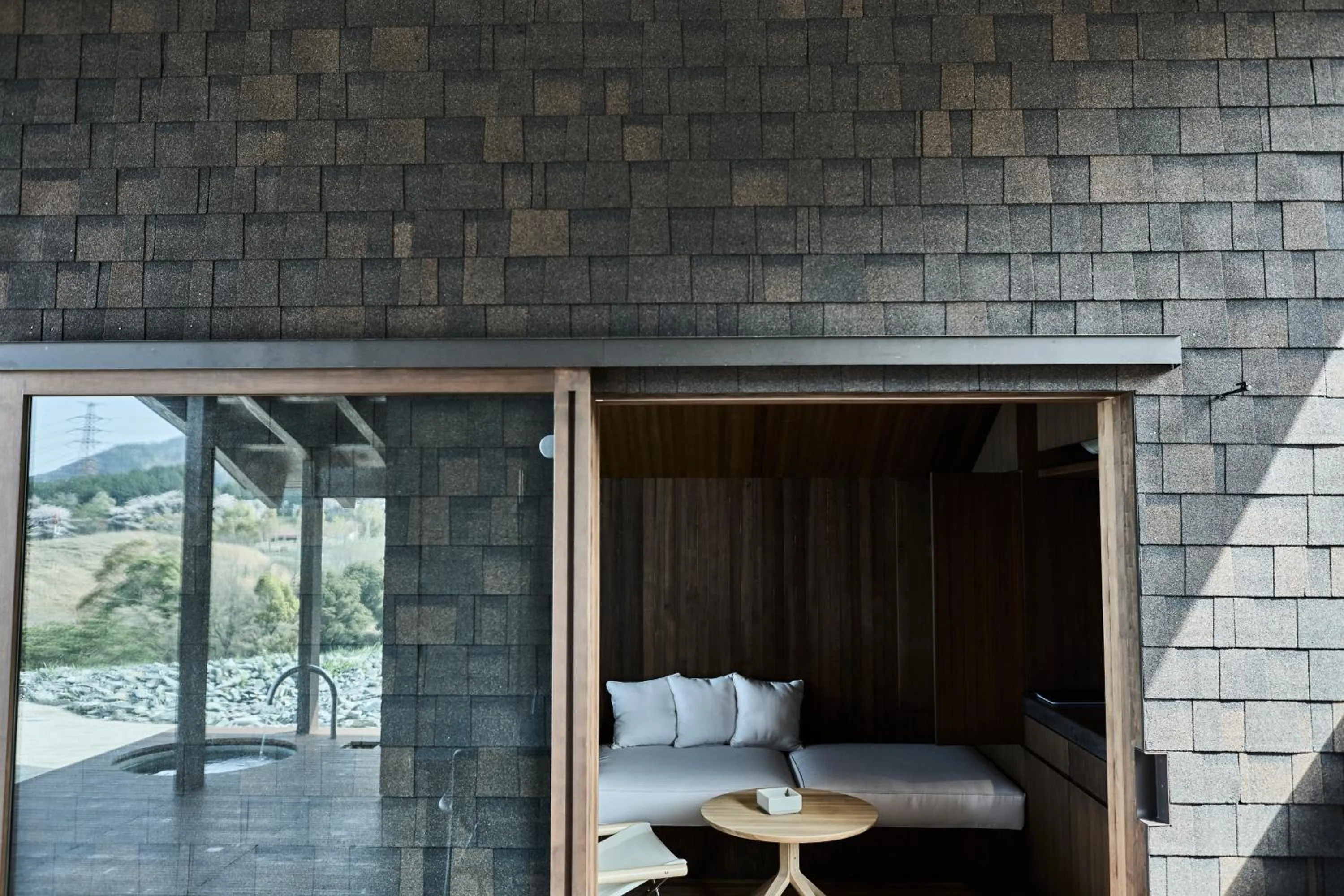 Photo of the whole room in Snow Peak YAKEI SUITE ABURAYAMA FUKUOKA