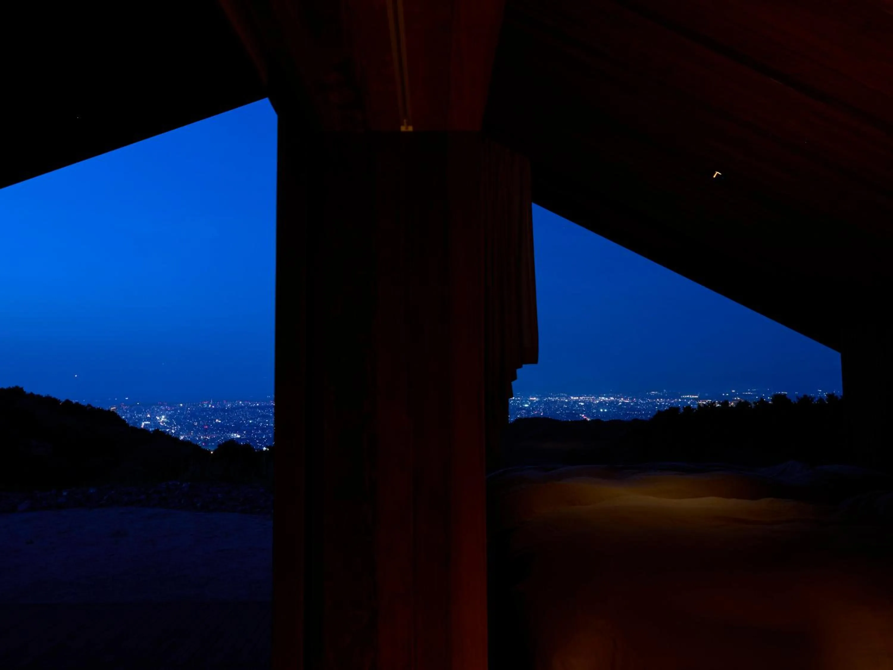 Photo of the whole room in Snow Peak YAKEI SUITE ABURAYAMA FUKUOKA