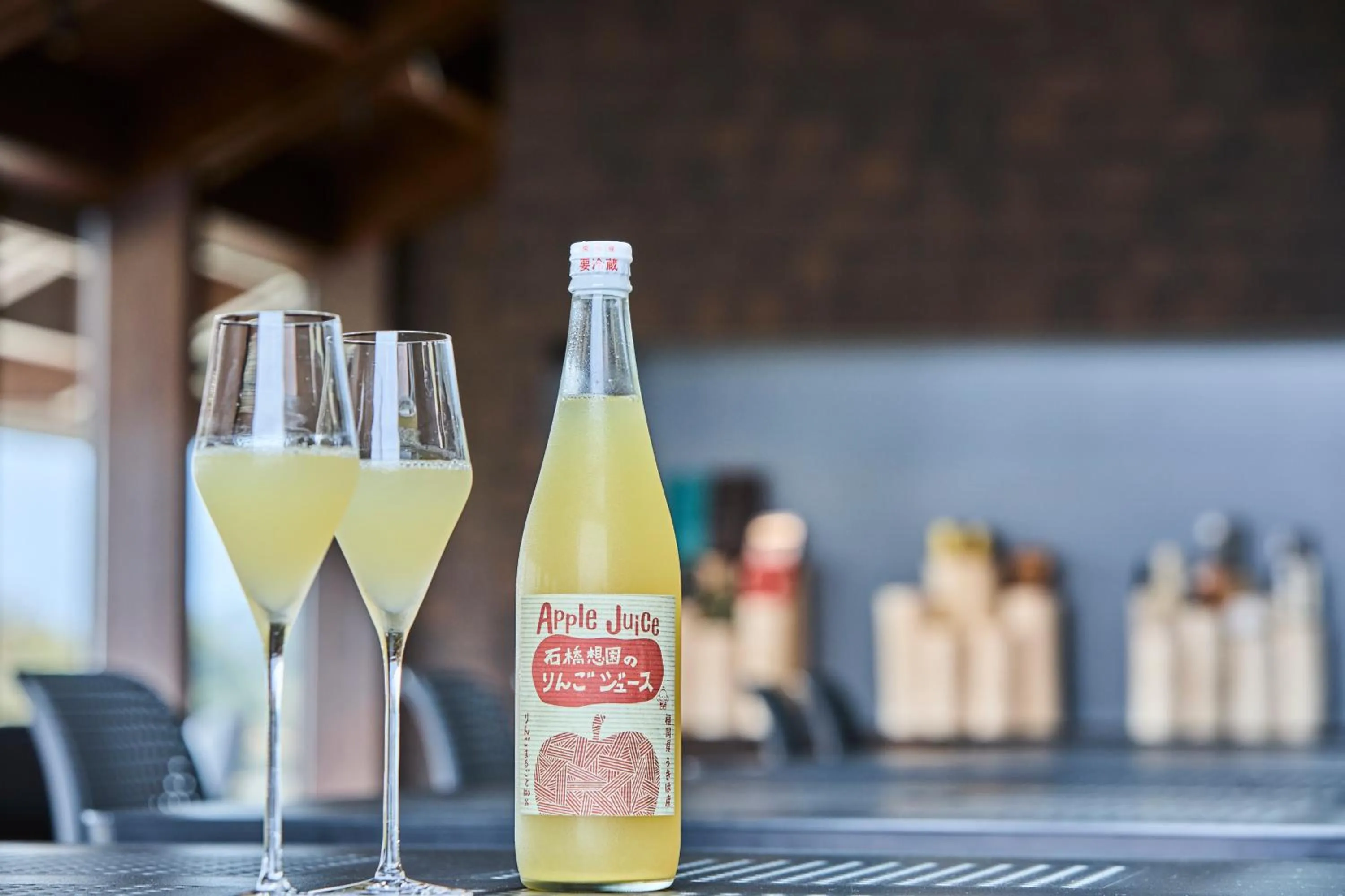 Drinks in Snow Peak YAKEI SUITE ABURAYAMA FUKUOKA