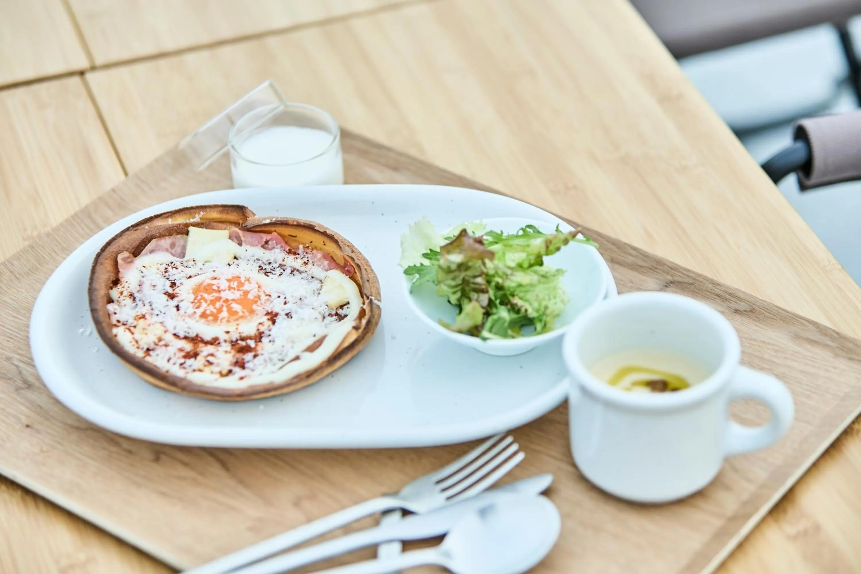 Breakfast in Snow Peak YAKEI SUITE ABURAYAMA FUKUOKA