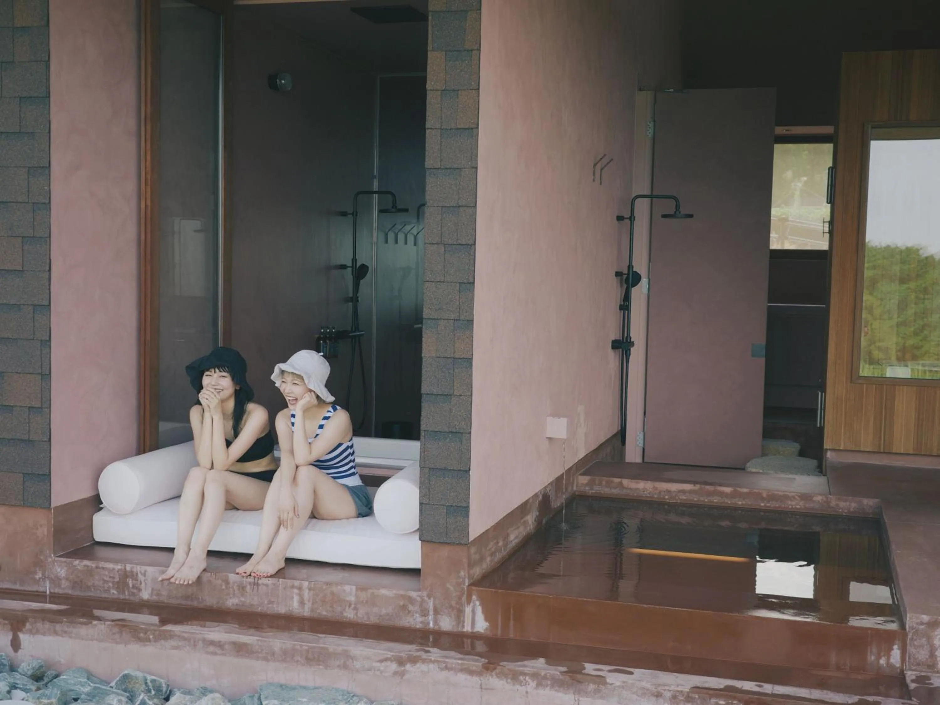 Photo of the whole room in Snow Peak YAKEI SUITE ABURAYAMA FUKUOKA