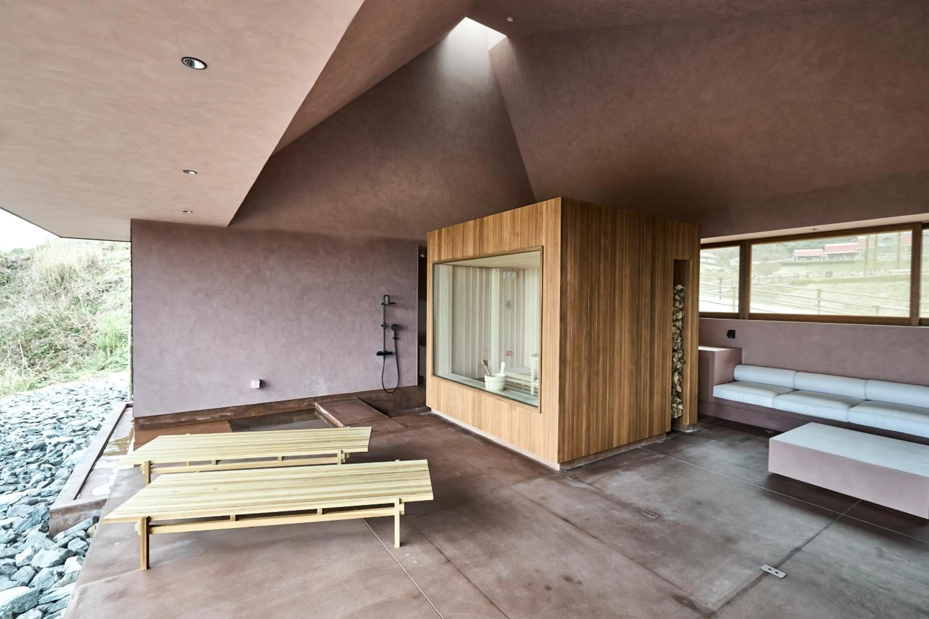 Sauna in Snow Peak YAKEI SUITE ABURAYAMA FUKUOKA