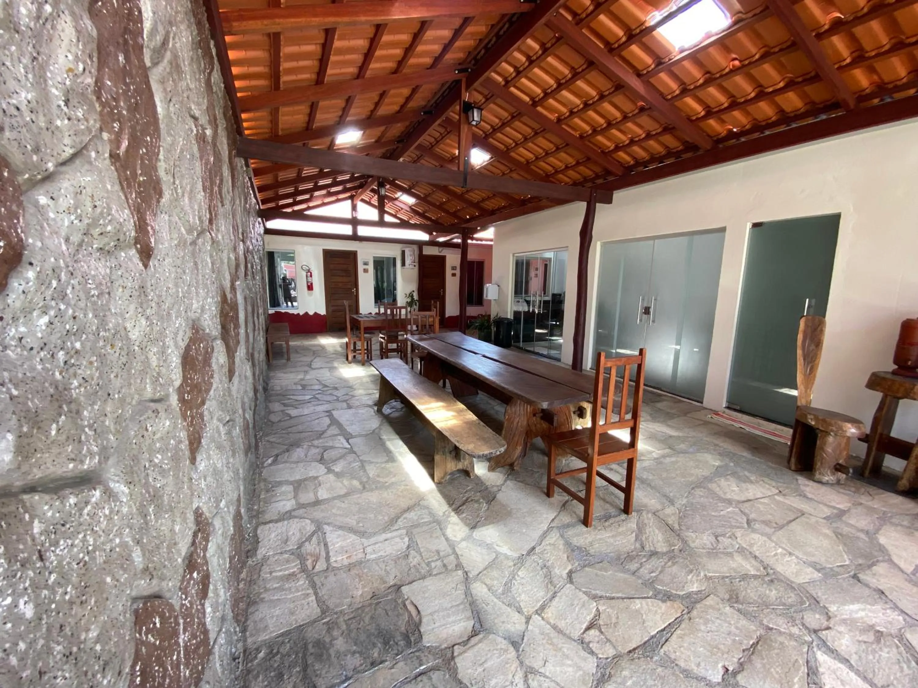 Seating area in Pousada Rubbi Violeta