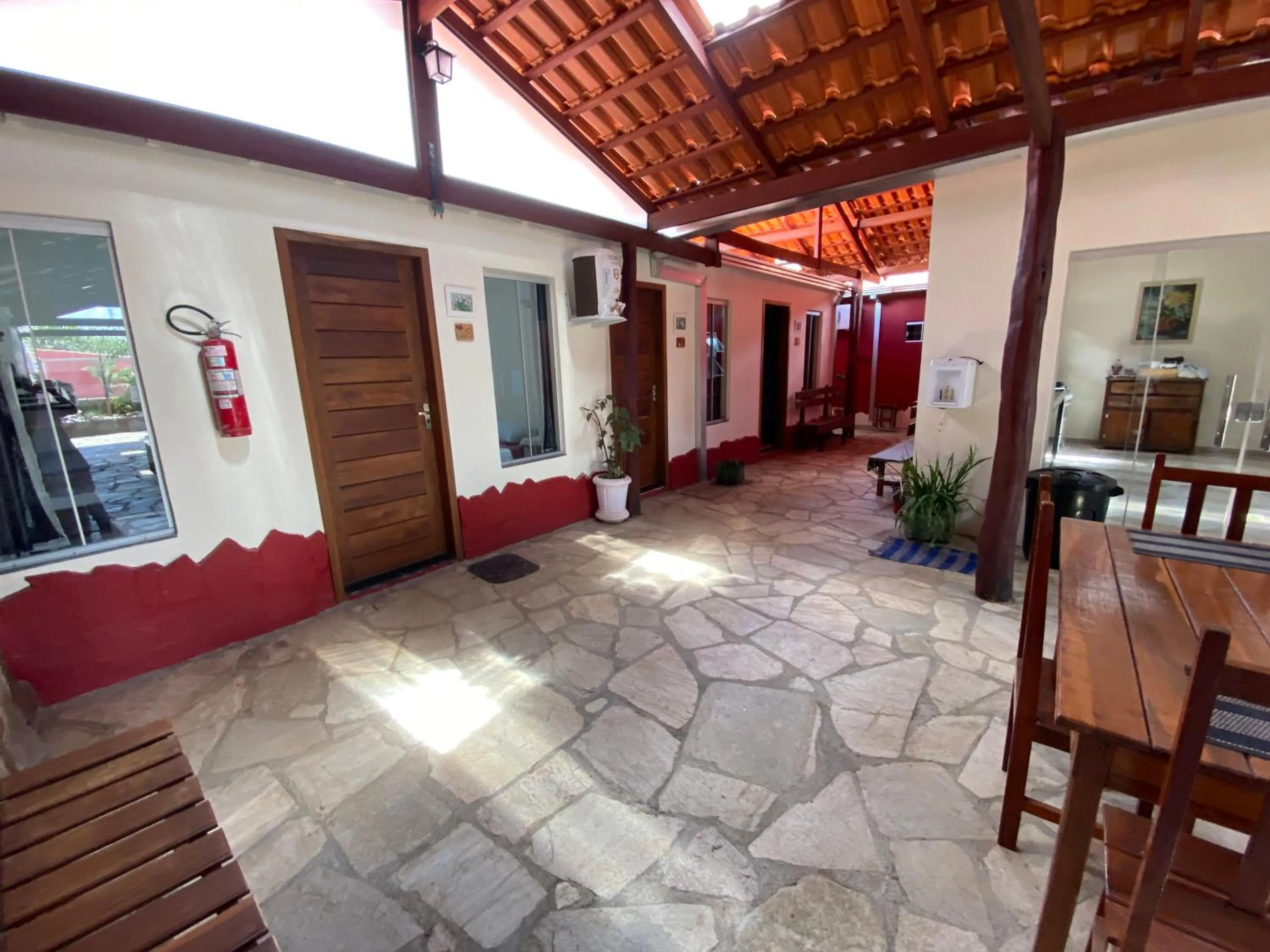 Patio in Pousada Rubbi Violeta