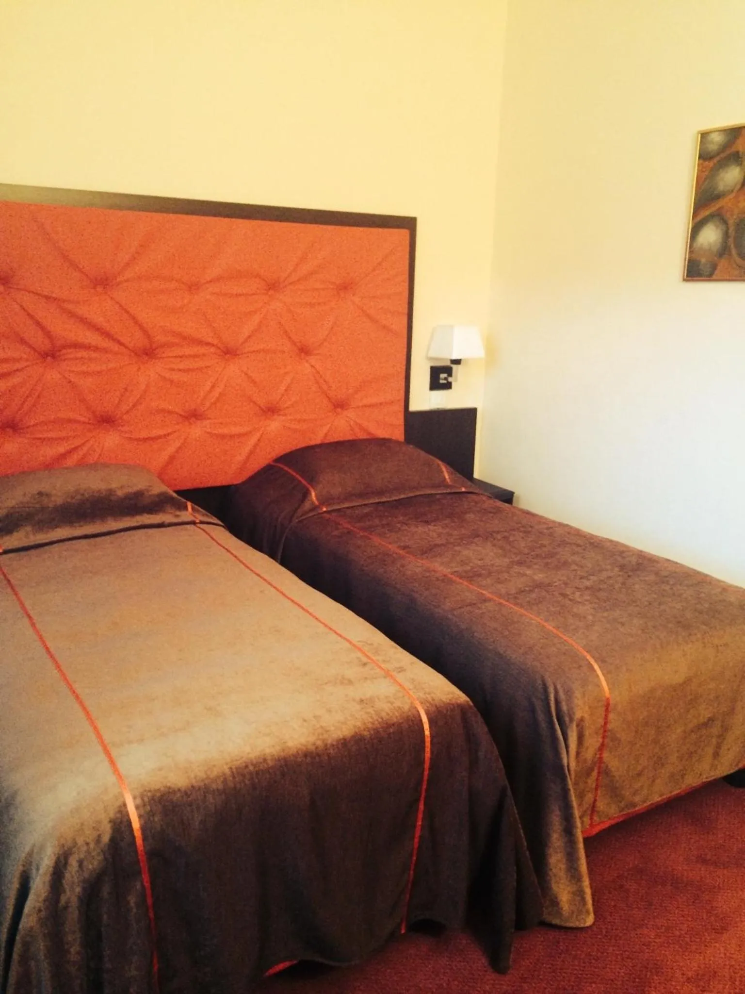 Bed in Hotel Fiama