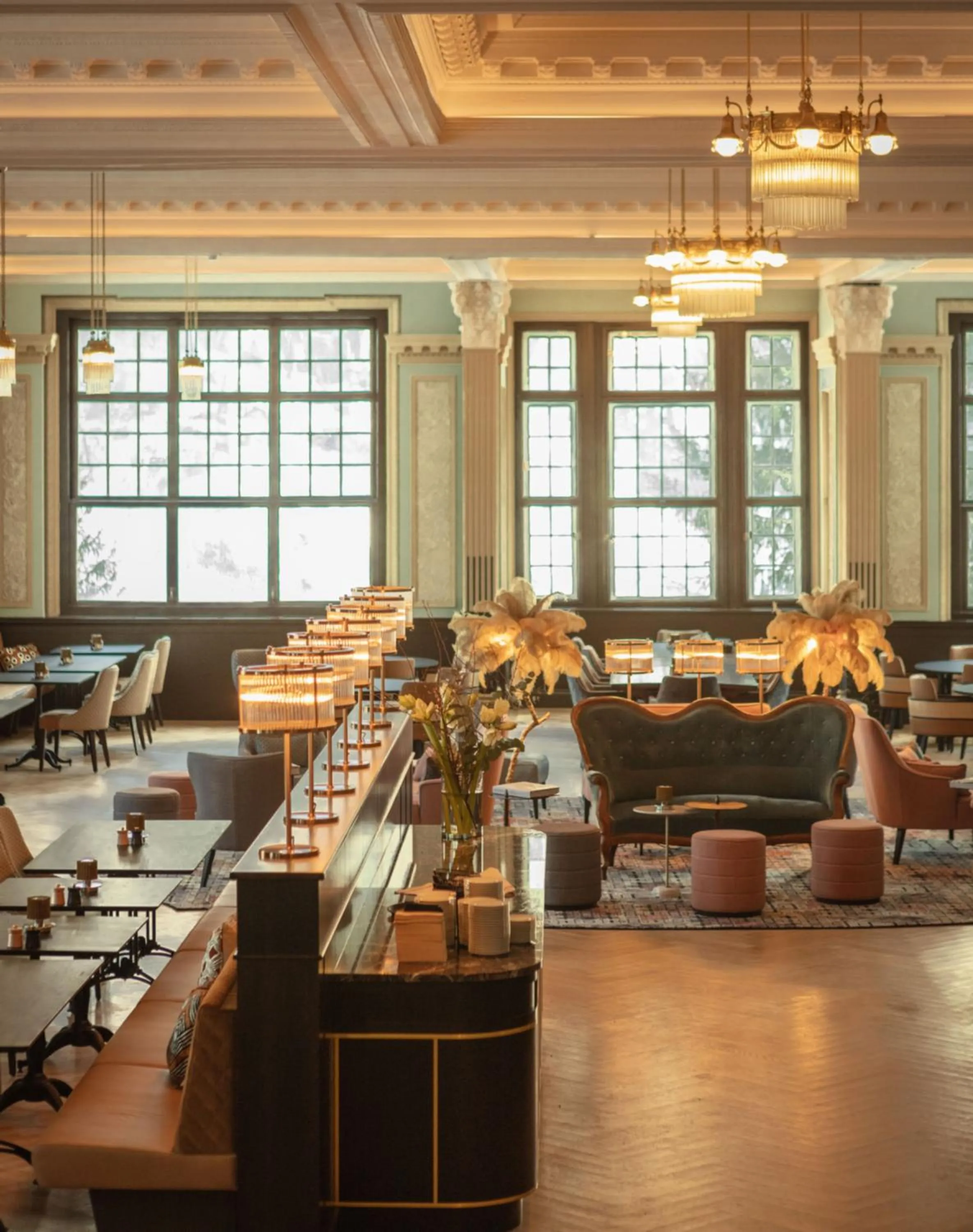 Restaurant/places to eat in Hotel Mürren Palace